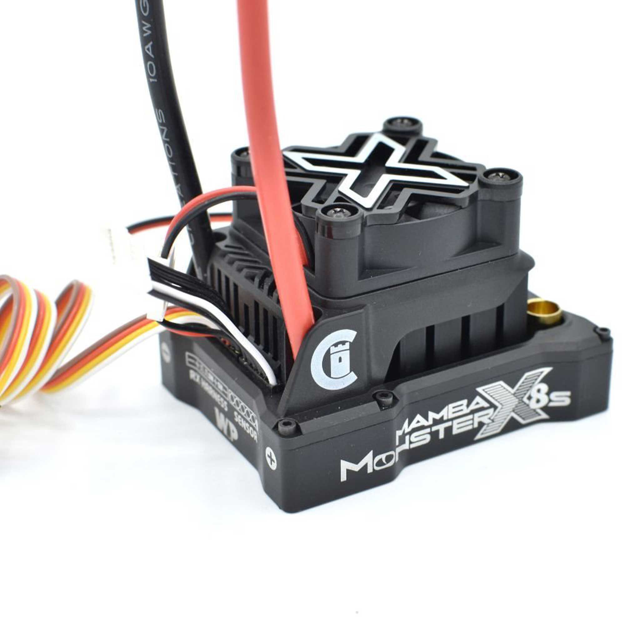 Castle Creations Mamba Monster X Electronic Speed Control & 1520-1650KV Sensored Motor Combo