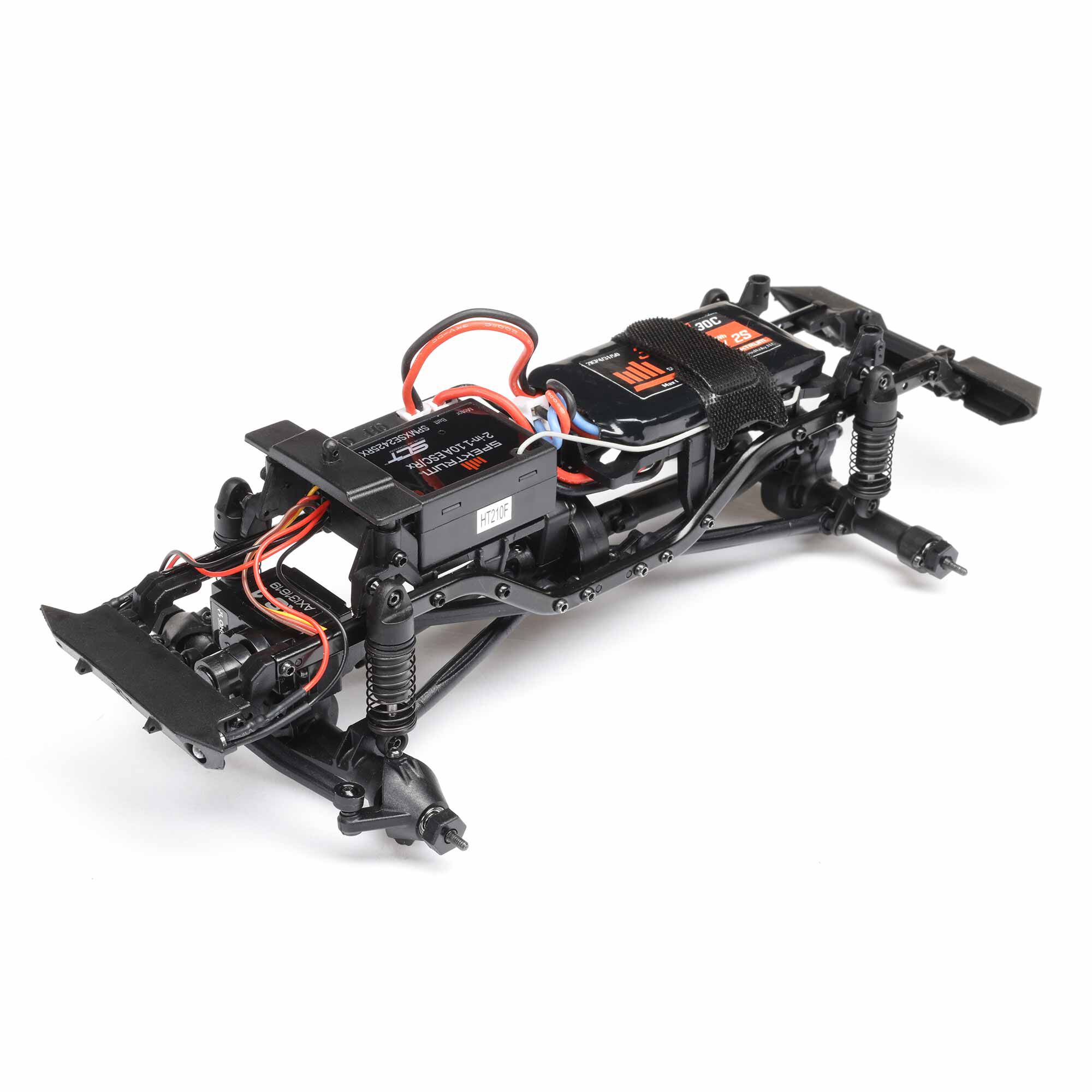 Axial 1/24 SCX24 2019 Jeep Wrangler JLU CRC 4X4 RTR Brushed Rock Crawler (Battery & Charger Included), Gray