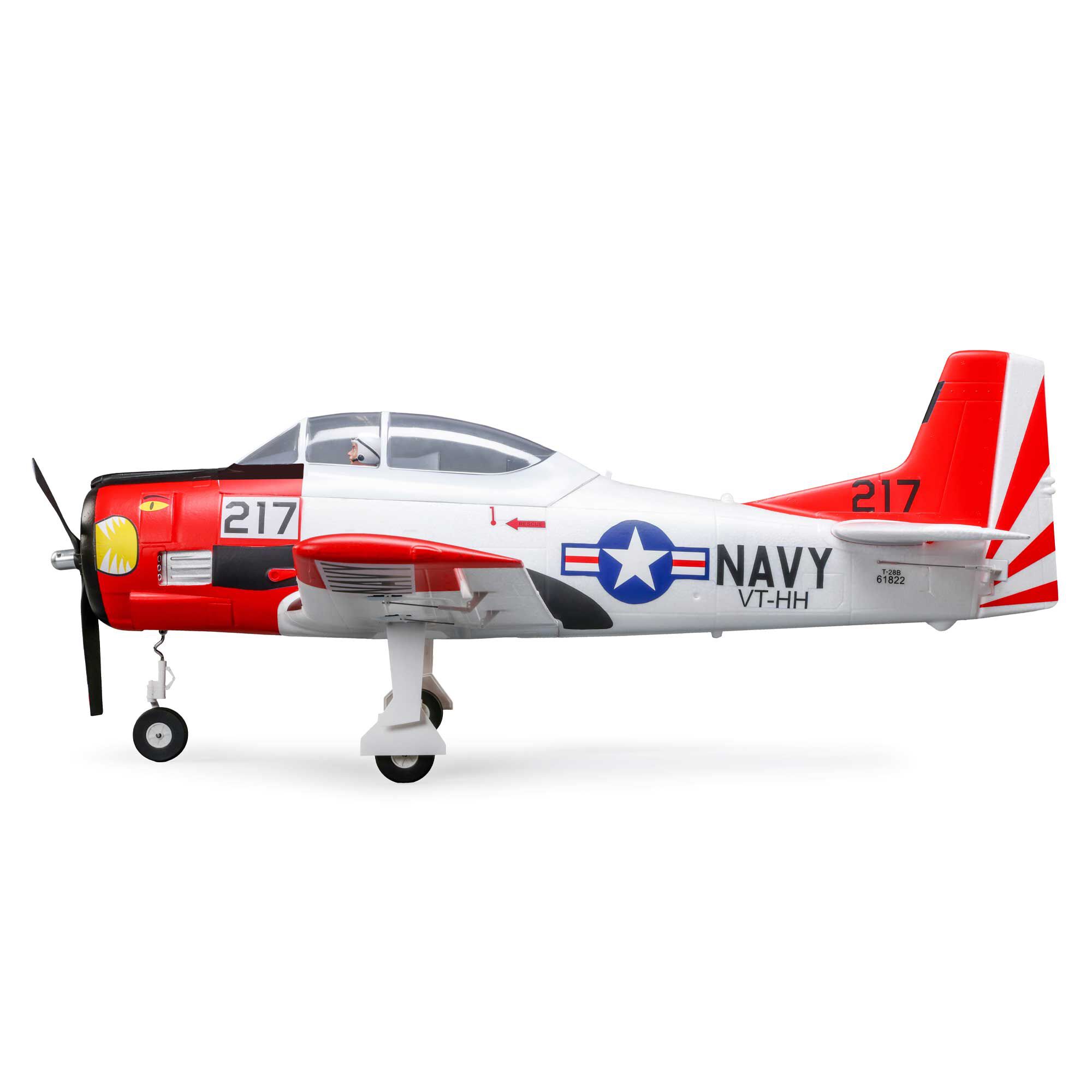 E-flite T-28 Trojan 1.2m BNF Basic with Smart