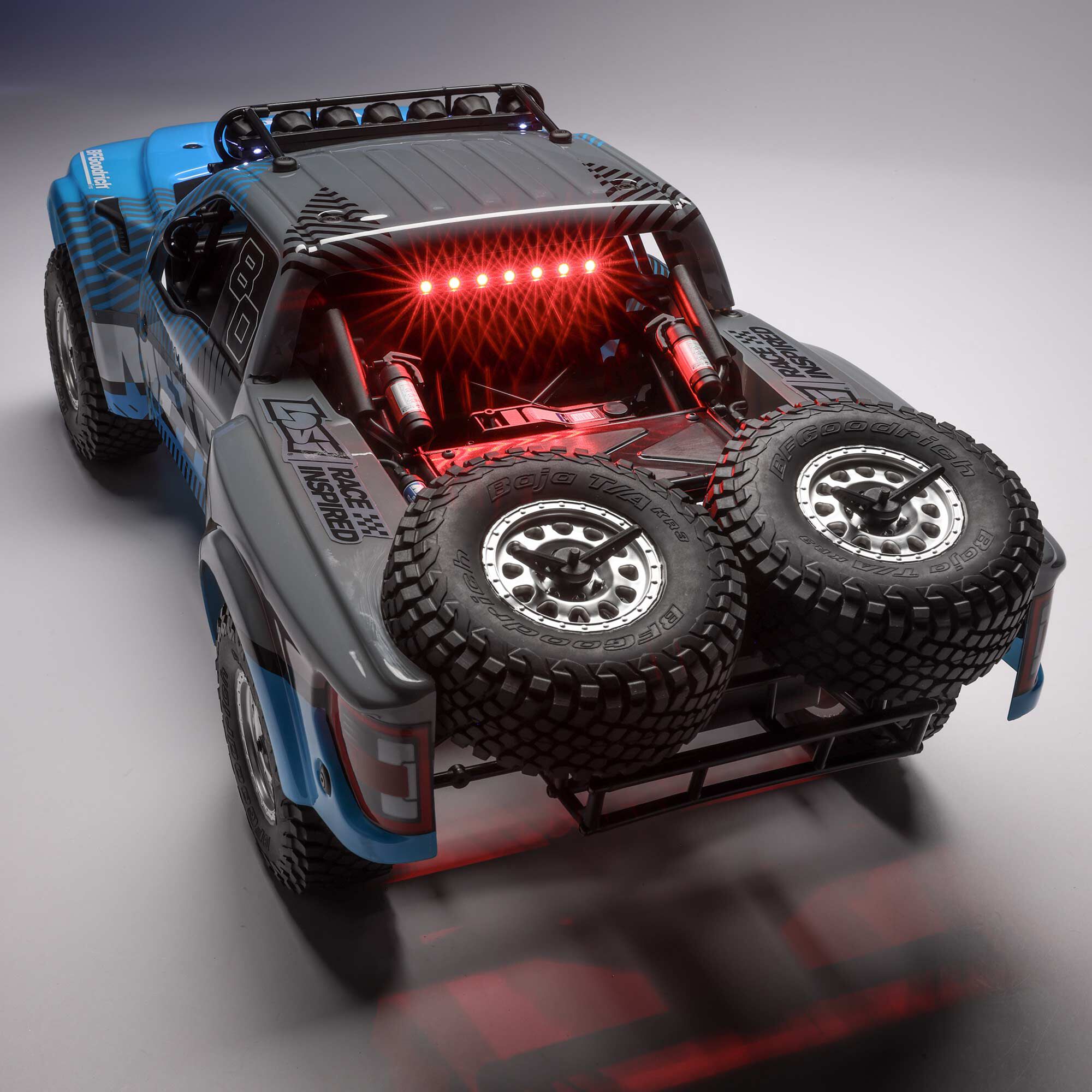 Losi 1/10 Baja Rey 2.0 Ford Raptor Method 3S 4X4 RTR Brushless, Blue
