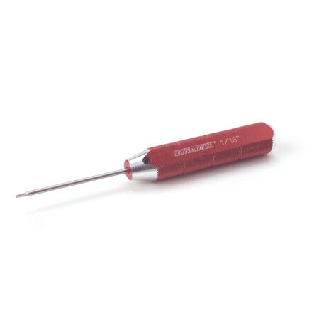 Dynamite Machined Hex Driver, Red: 1/16"
