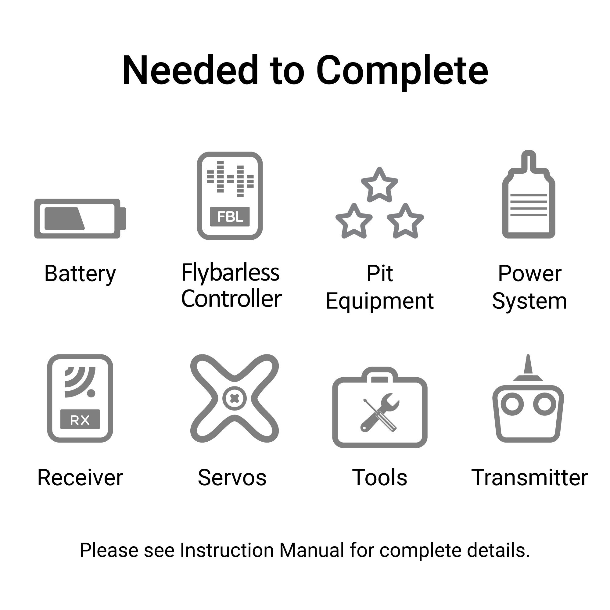 Blade Fusion 550 Quick Build Kit with Motor and Blades