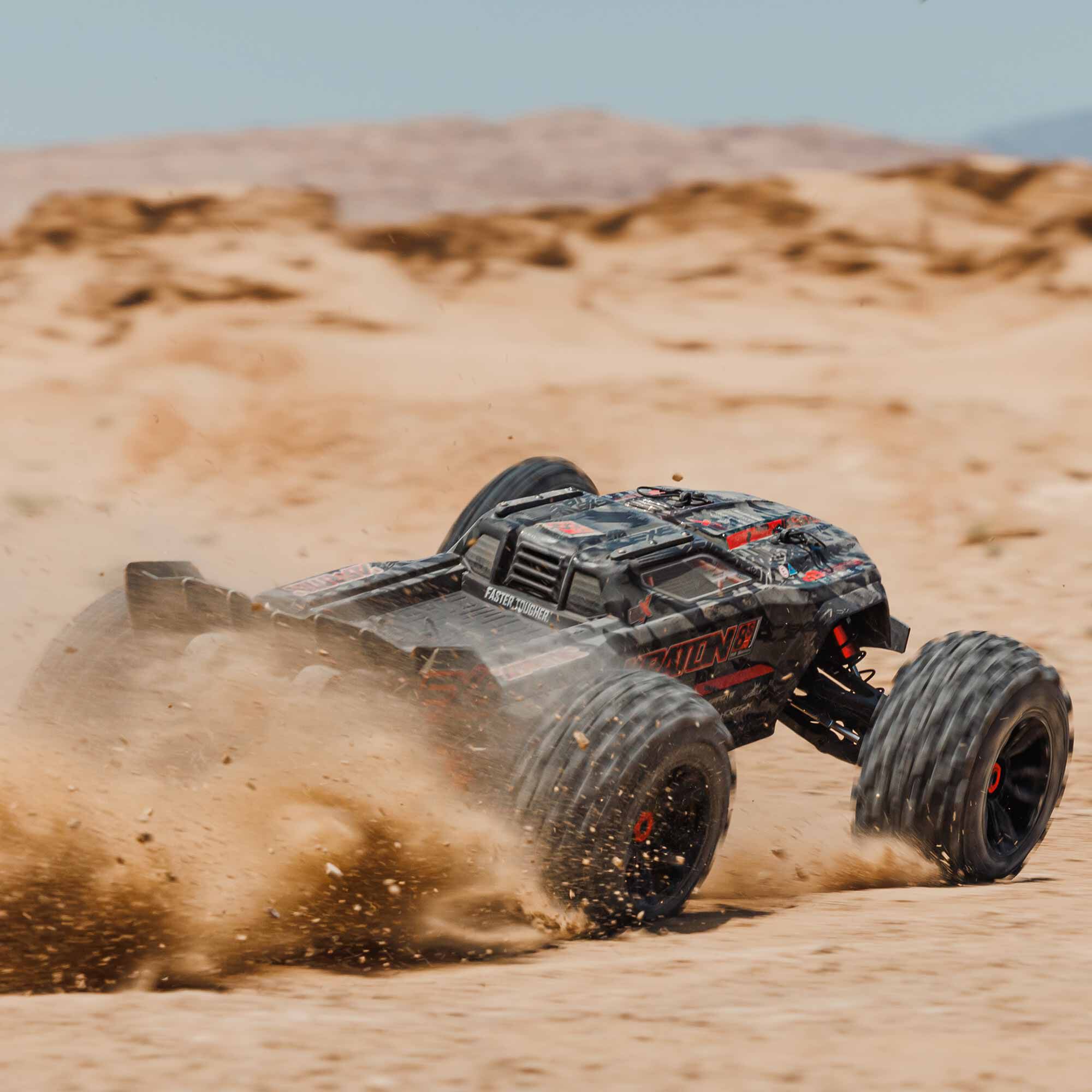 ARRMA 1/5 KRATON 8S EXB AVC 4X4 RTR Brushless Speed Truck, Black