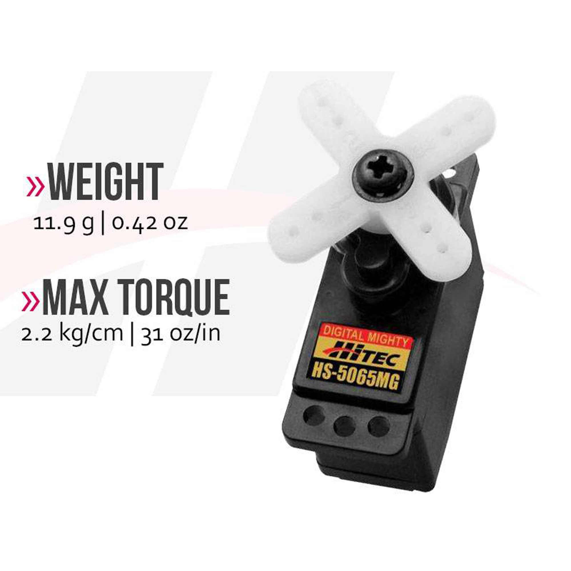 Hitec RCD Inc. HS-5065MG Sub-Micro Digital Metal Gear Servo