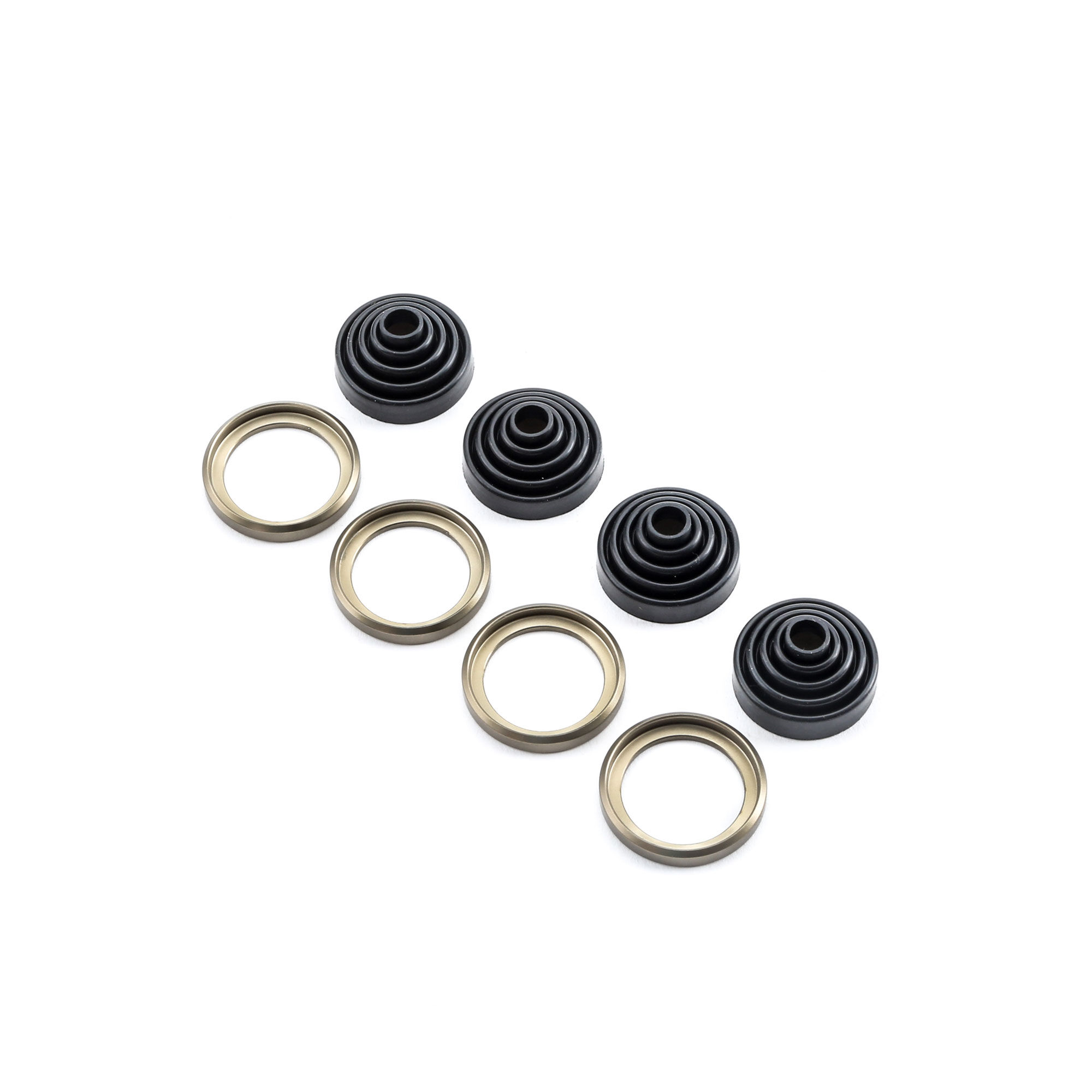 Team Losi Racing Axle Boot Set: 5B, 5T, MINI WRC