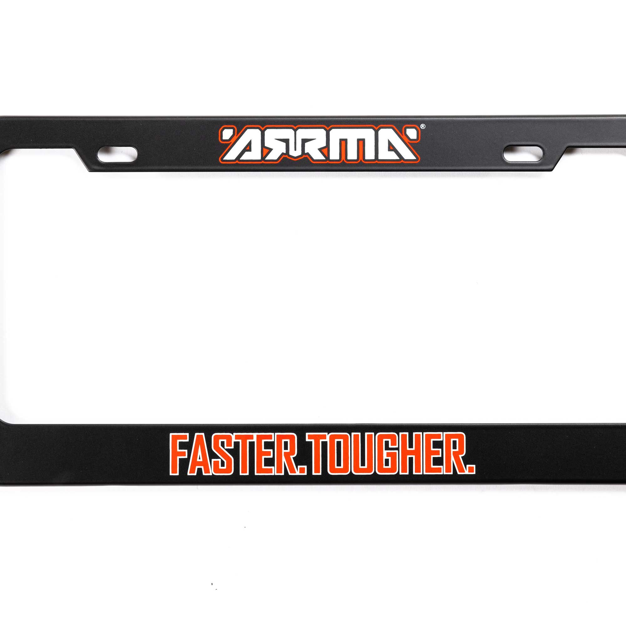 ARRMA ARRMA Faster. Tougher. Steel License Plate Frame