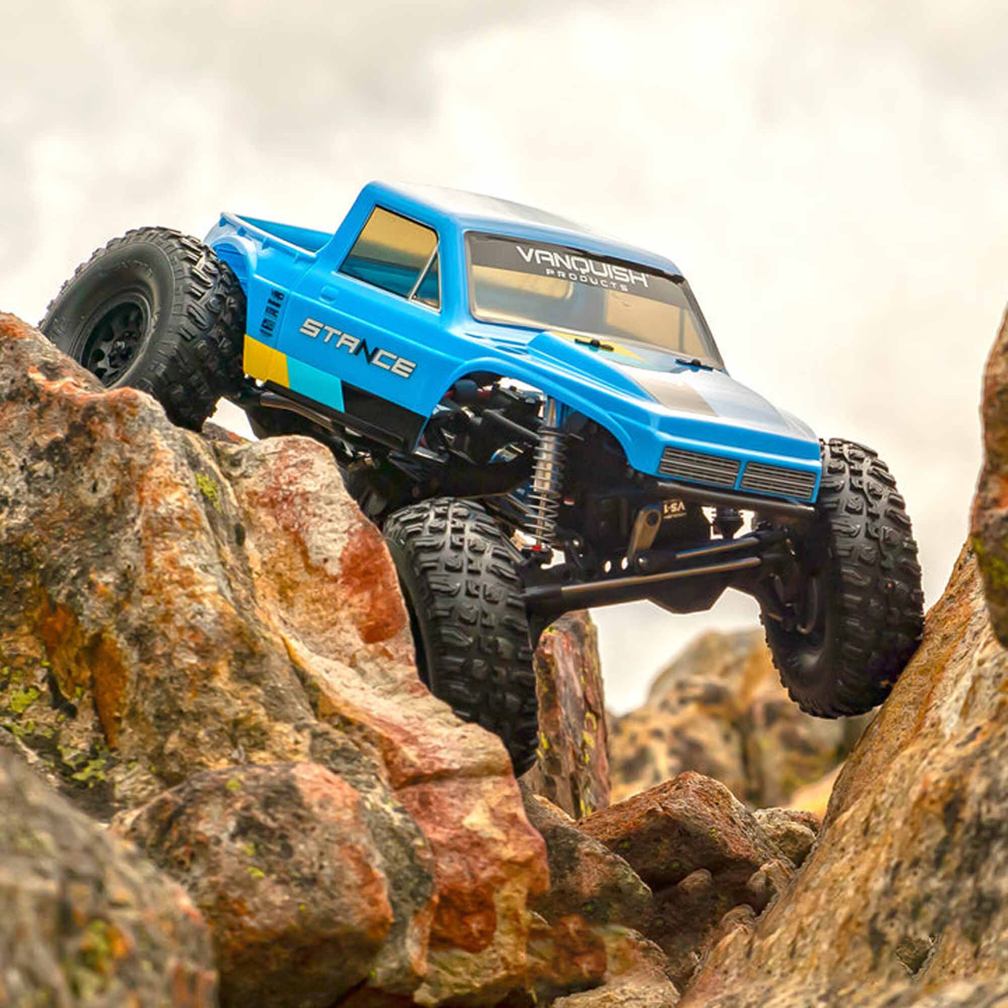Vanquish Products 1/10 VRD Stance Brushed Rock Crawler RTR, Progress Blue