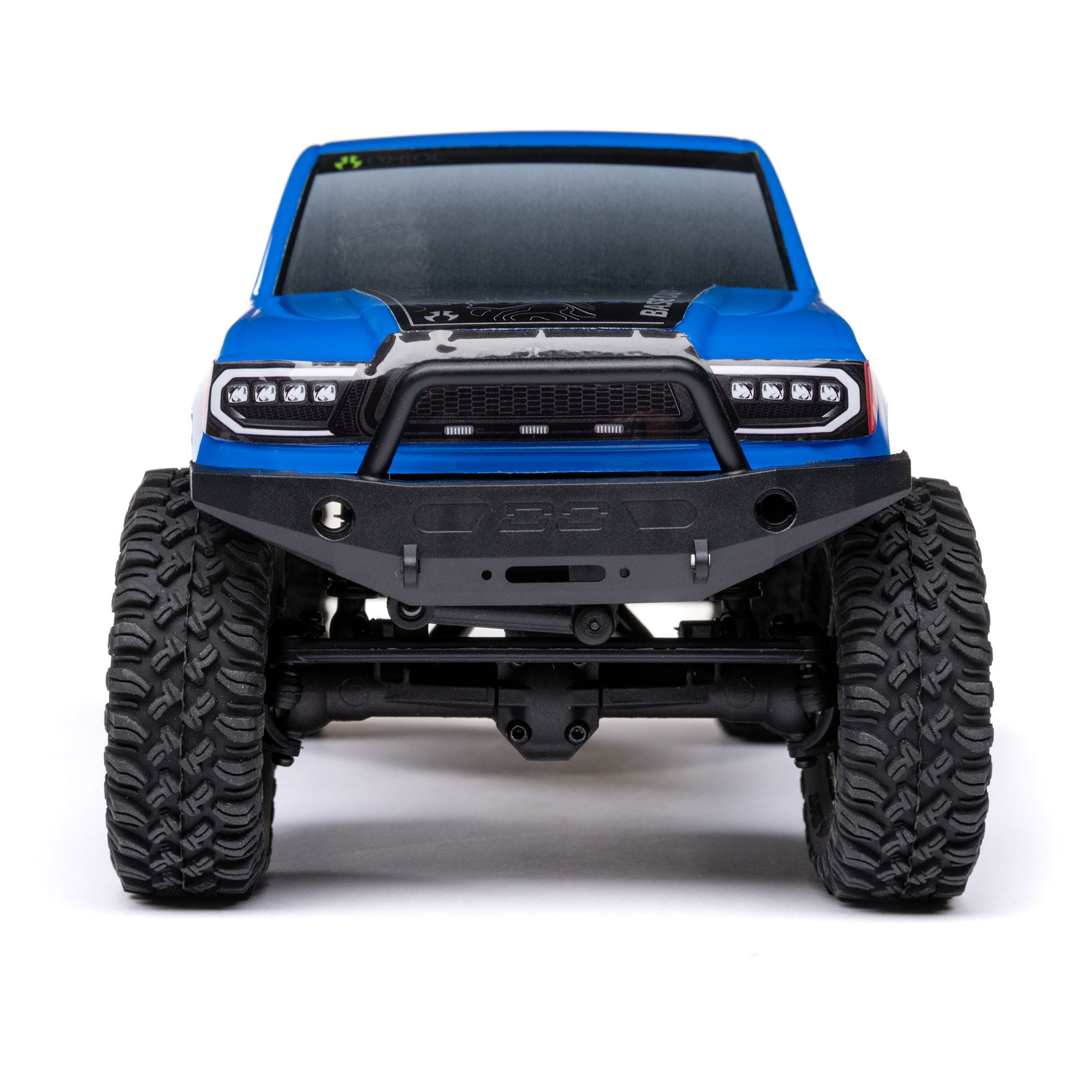 Axial 1/24 SCX24 Base Camp 4X4 RTR Brushed Rock Crawler (Battery & Charger Included), Blue