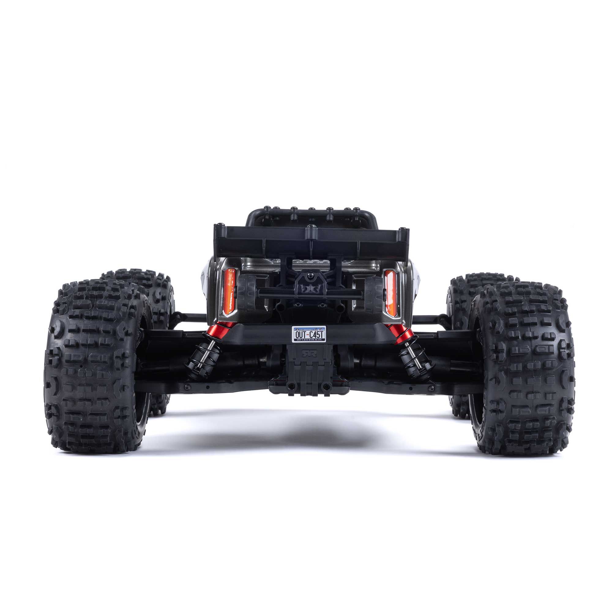ARRMA 1/10 OUTCAST 4S 4X4 RTR Brushless Stunt Truck, Gun Metal