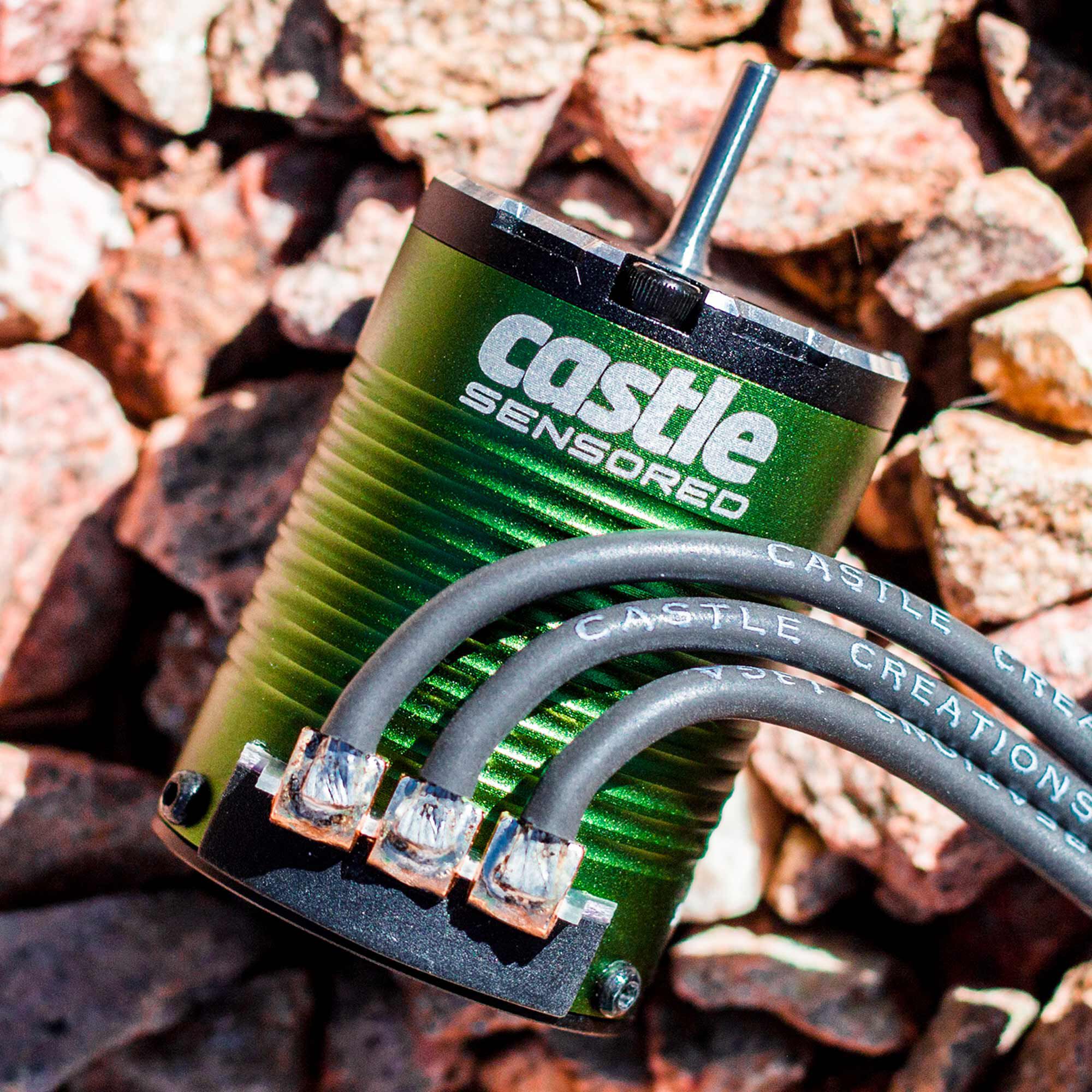 Castle Creations 1/10 SV3 Sidewinder Waterproof ESC / 1406-4600Kv Brushless Motor Combo: 4mm Bullet