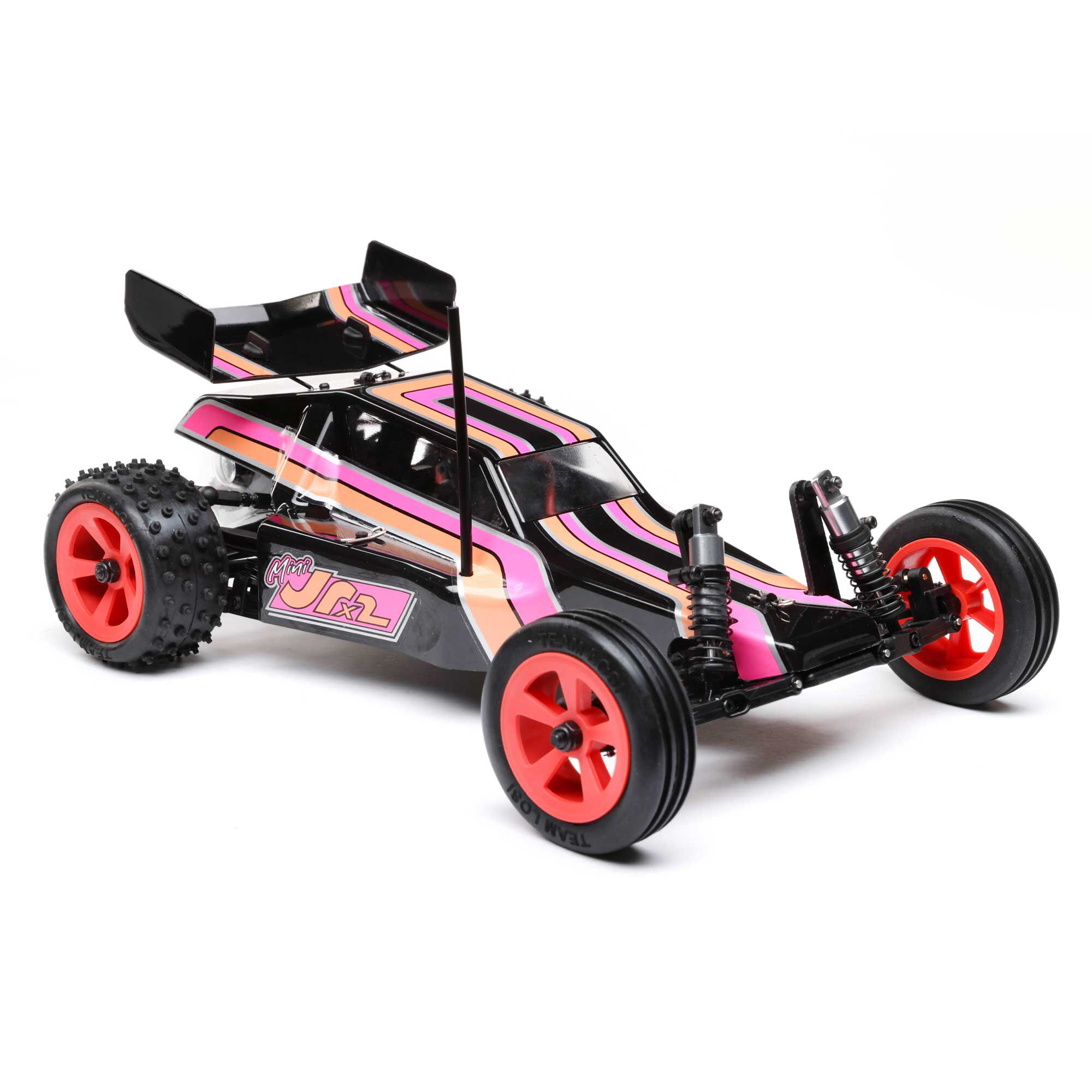 Losi 1/16 Mini JRX2 2S 2WD RTR Brushed Buggy (Battery & Charger Included), Black
