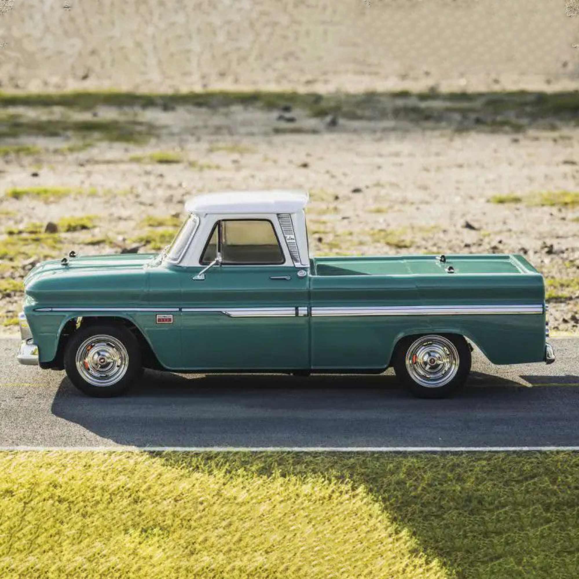 Kyosho 1/10 FAZER Mk2 FZ02L 1966 Chevy C10 Fleetside 4WD Pickup, Light Green