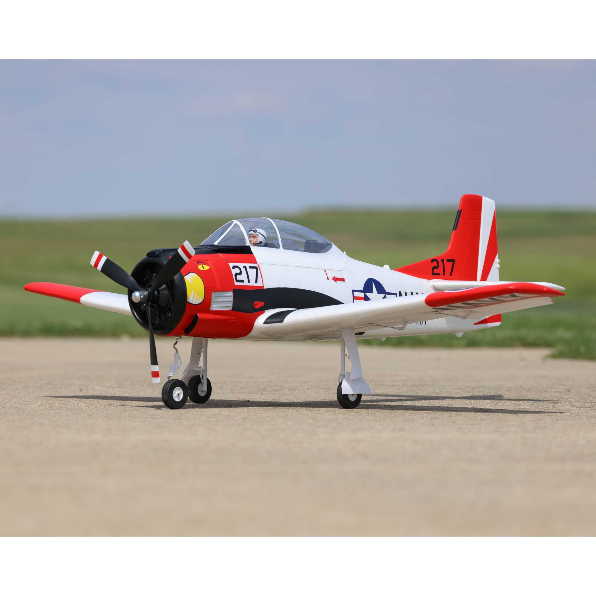 E-flite T-28 Trojan 1.2m BNF Basic with Smart
