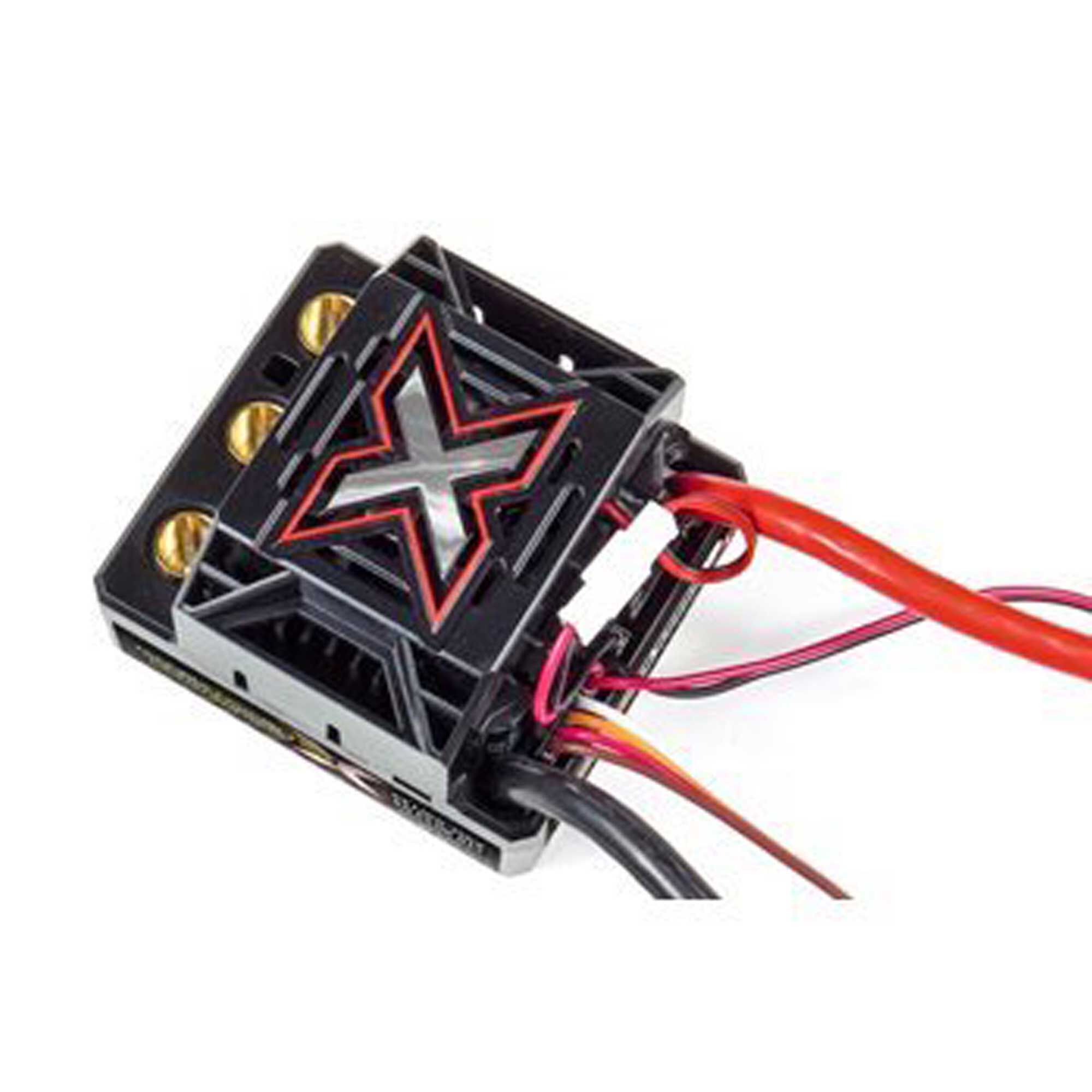 Castle Creations Mamba Monster X Waterproof Electronic Speed Control w/ 1512-2650KV V2 Sensored Motor