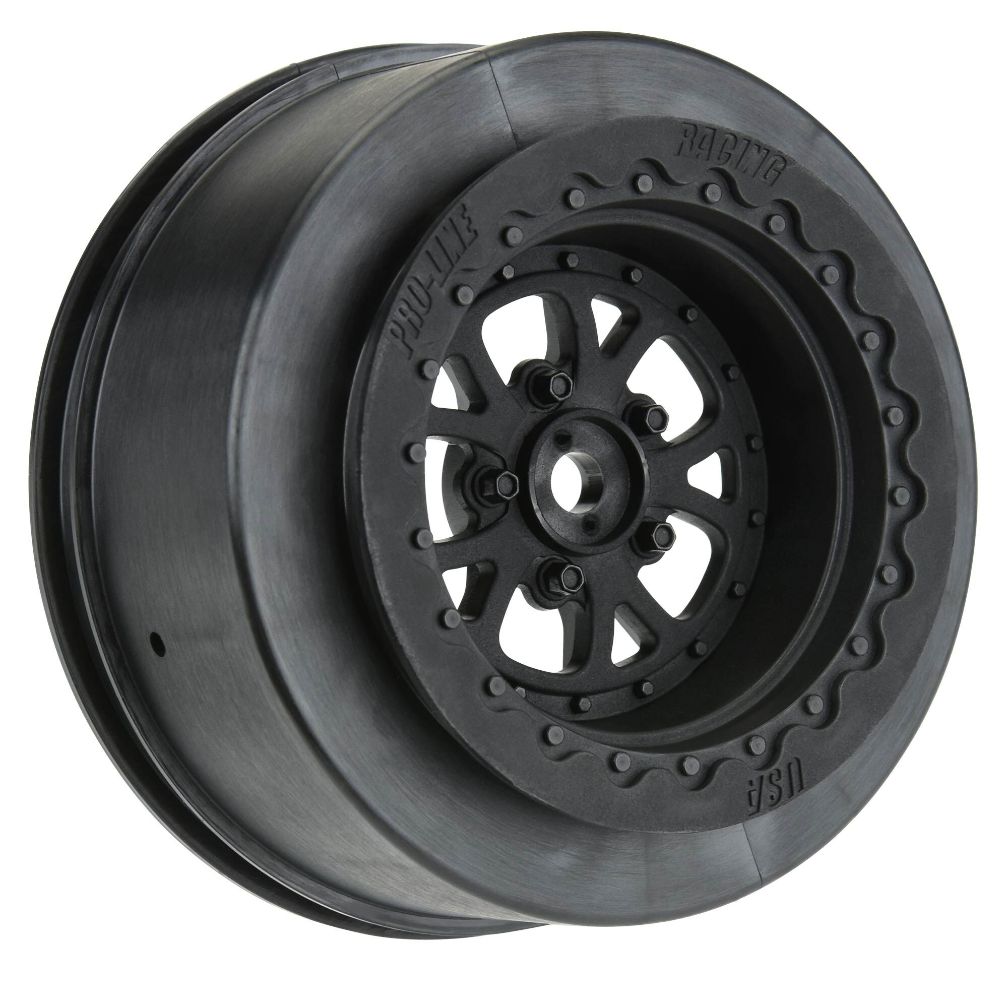 Pro-Line Racing 1/10 Pomona Drag Spec Rear 2.2"/3.0" 12mm Drag Wheels (2) Black