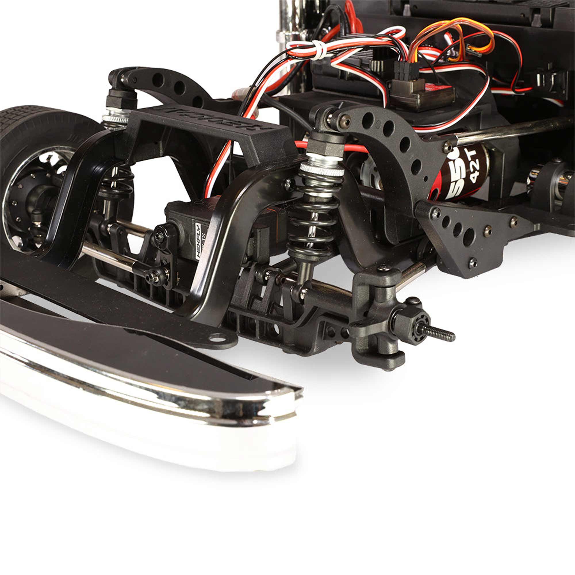 Redcat Racing 1/10 Custom 1953 Chevrolet Cab Over Engine Hauler RTR, Candy Red