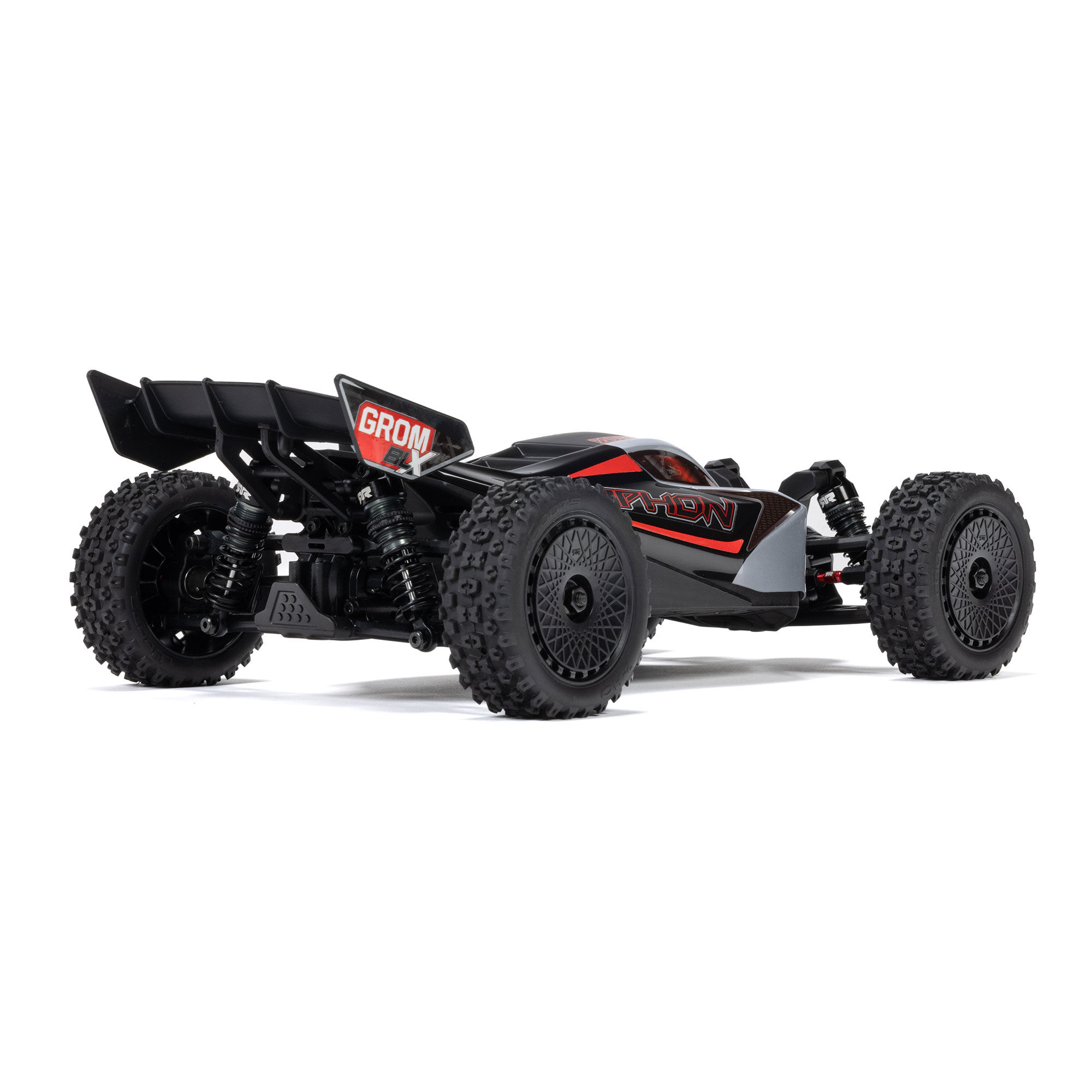 ARRMA 1/14 TYPHON GROM 223S DSC 4X4 RTR Brushless Buggy, Silver