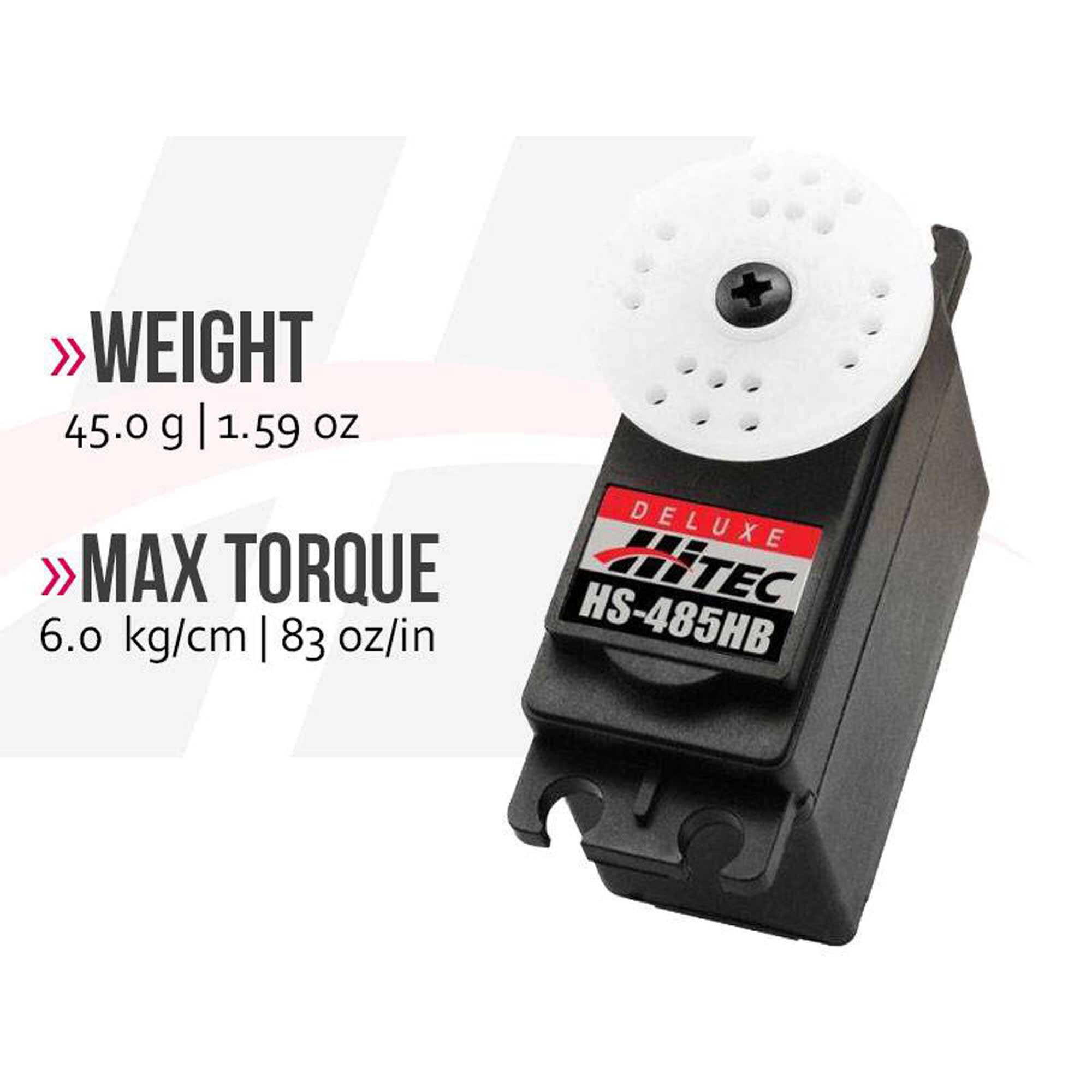 Hitec RCD Inc. HS-485HB Standard Analog Karbonite Gear Aircraft Servo