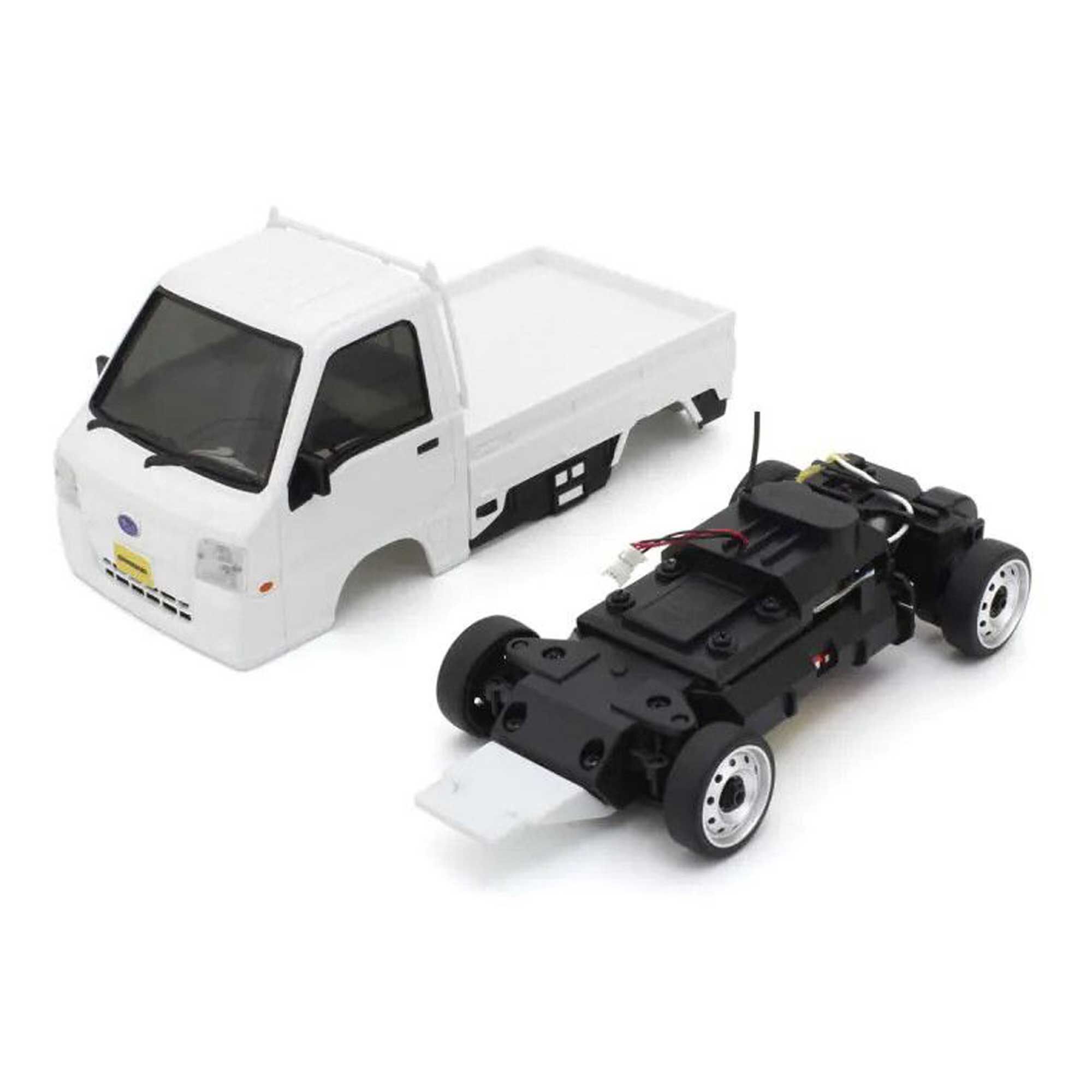 Kyosho 1/28 Subaru Sambar Kei Truck 2WD On-Road First Mini-Z RTR, White