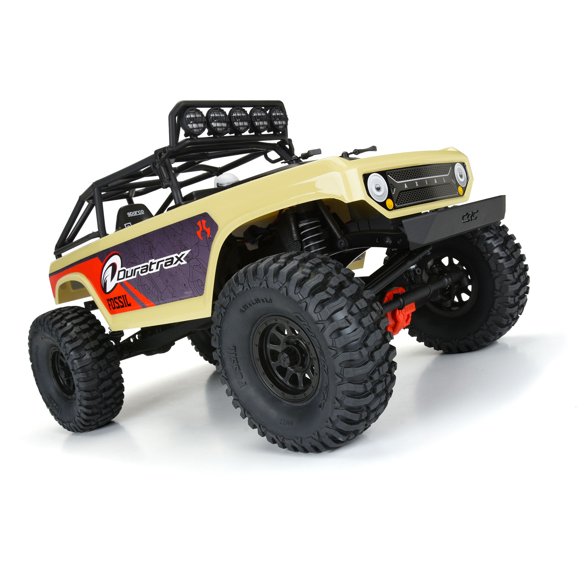 Duratrax 1/10 Fossil Front/Rear 1.9" Crawler Tires (2)