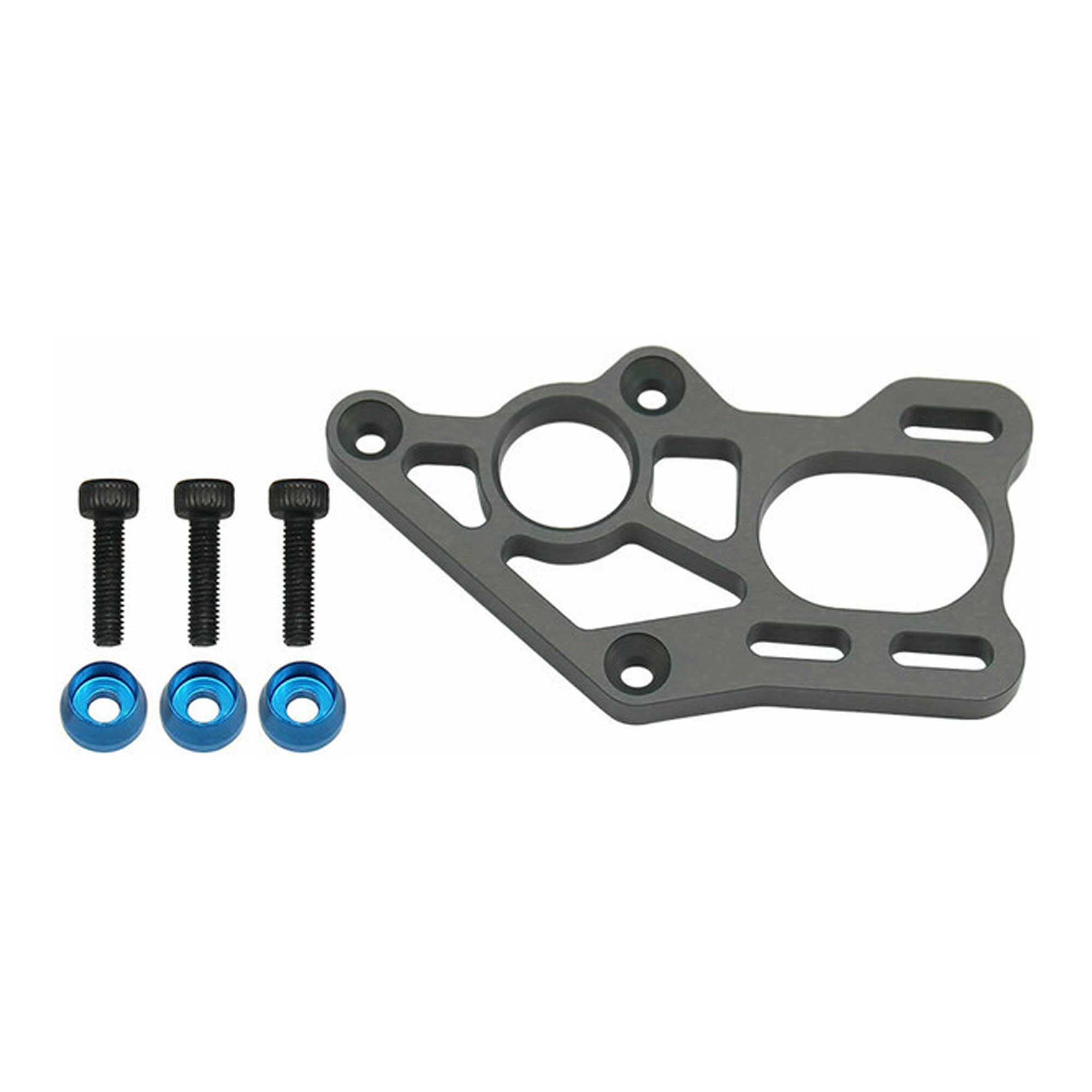 Hot Racing Aluminum Tri-Mount Motor Mount: Team Associated 1/10 RC10B7