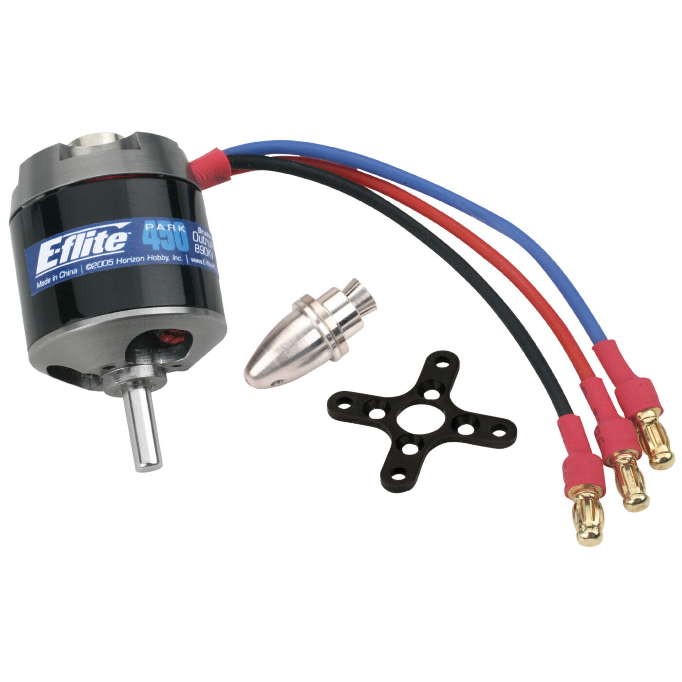 E-flite Park 450 Brushless Outrunner Motor, 890Kv: 3.5mm Bullet
