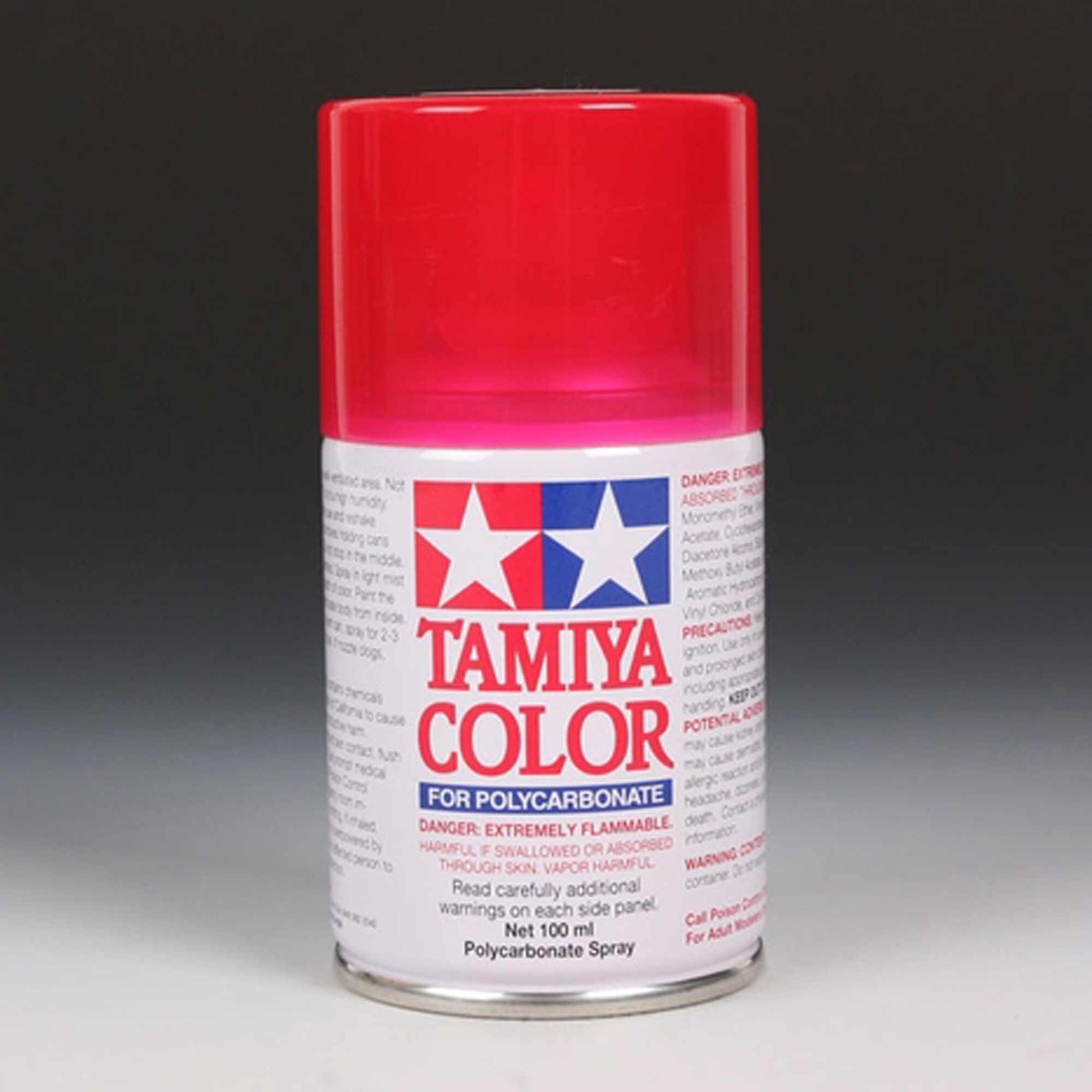 Tamiya Polycarbonate PS-37 Translucent Red, Spray 100 ml