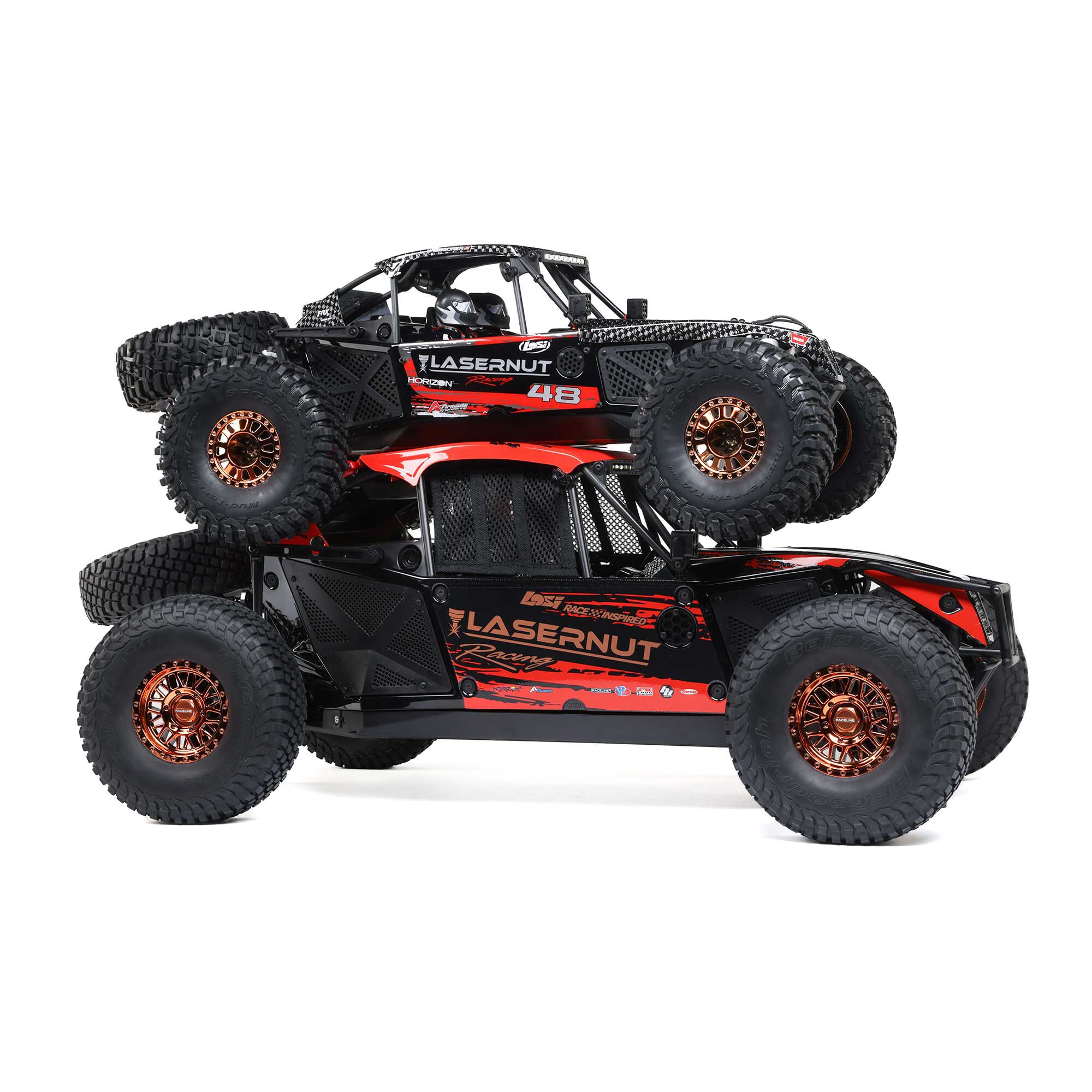 Losi 1/6 8IGHT Super Lasernut 6S 4X4 RTR Brushless Desert Buggy, Red