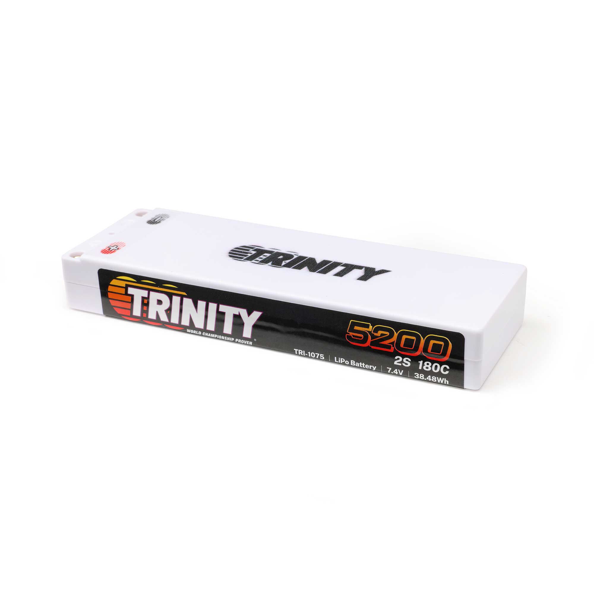 Trinity/Epic 7.4V 5200mAh 2S 180C Stick LiPo Battery: 5mm Bullets