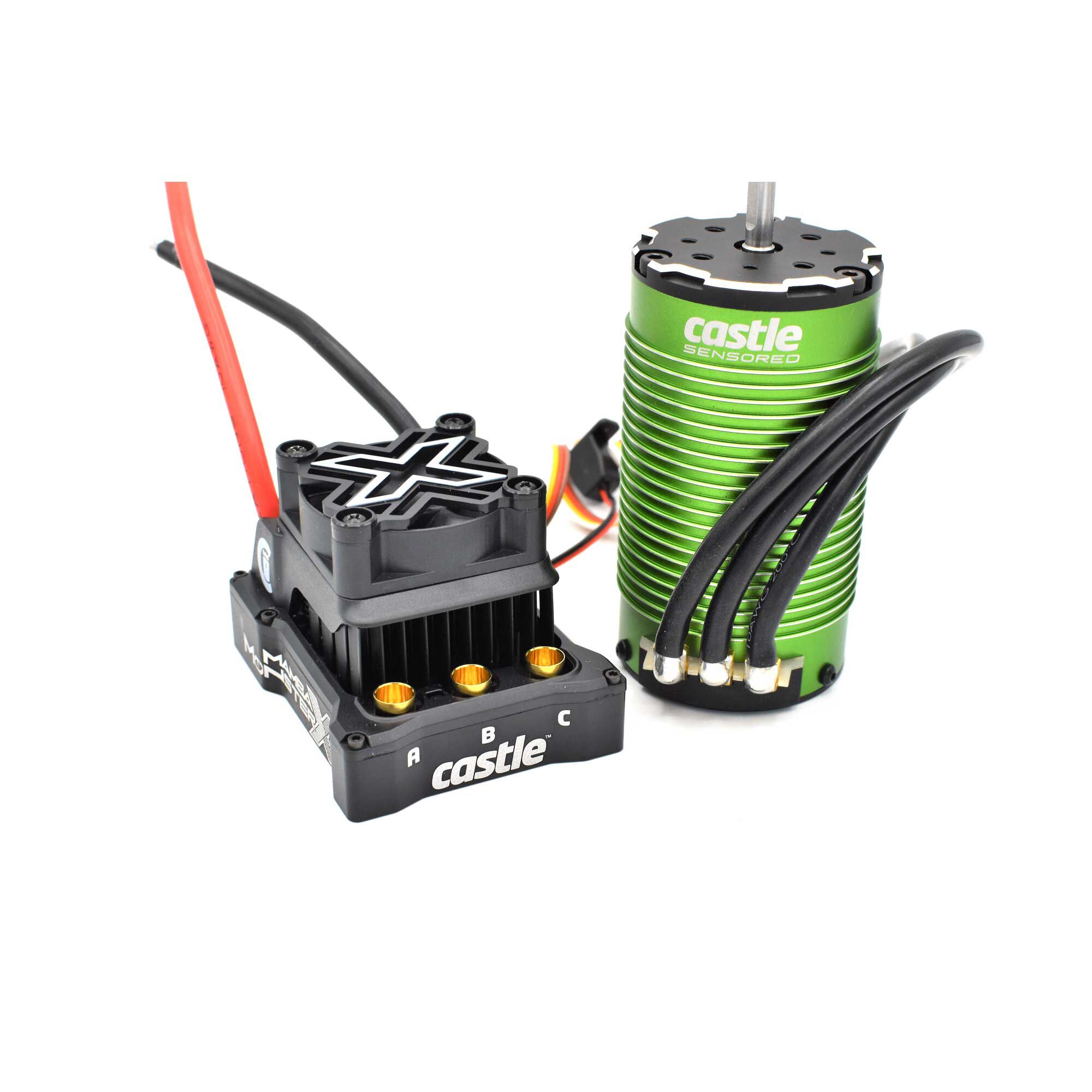 Castle Creations 1/6 Mamba Monster X Brushless ESC / 1717-1650Kv Sensored Motor Combo