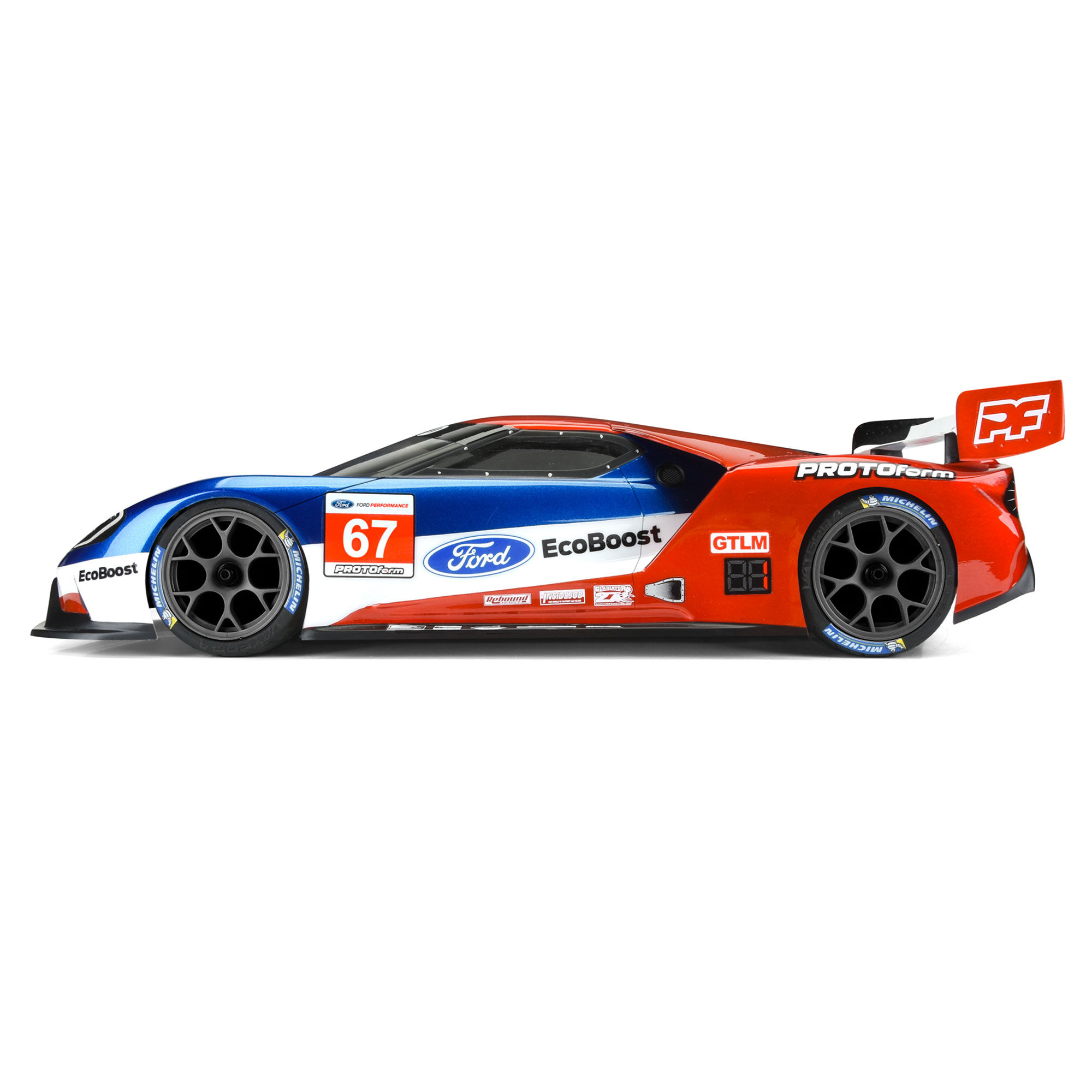 PROTOform 1/10 Ford GT LW Clear Body: 190mm Touring Car with LP shock towers