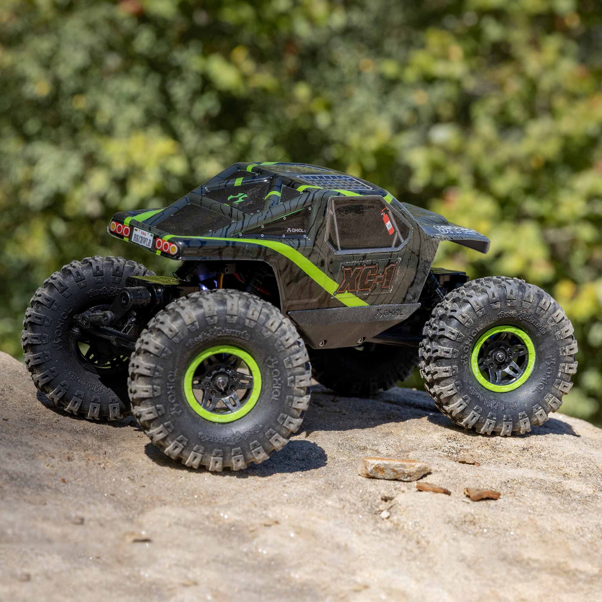 Axial 1/24 AX24 XC-1 4WS 4X4 RTR Brushed Rock Crawler (Battery & Charger Included), Green