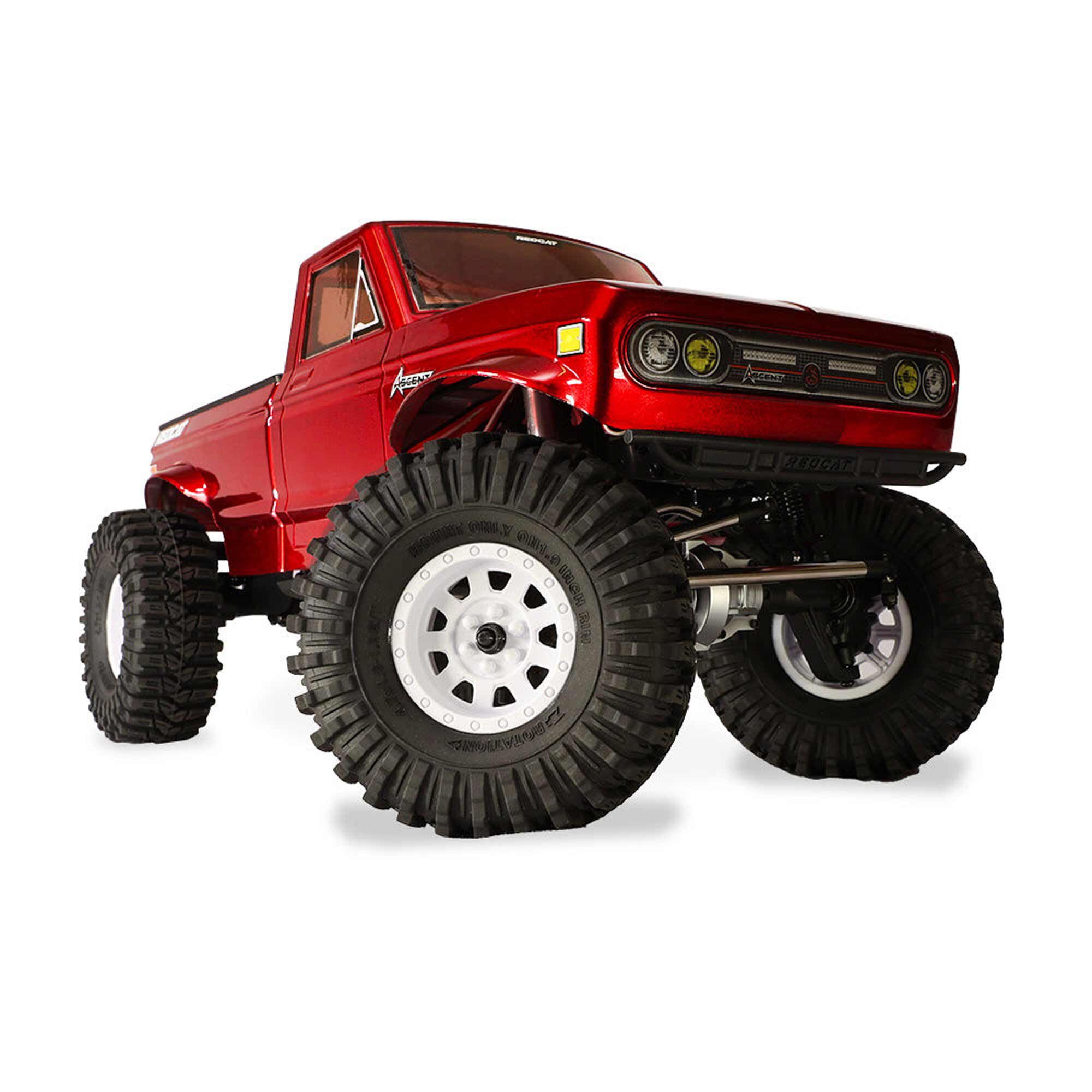 Redcat Racing 1/10 Ascent LCG One-Piece Body Rock Crawler RTR, Red