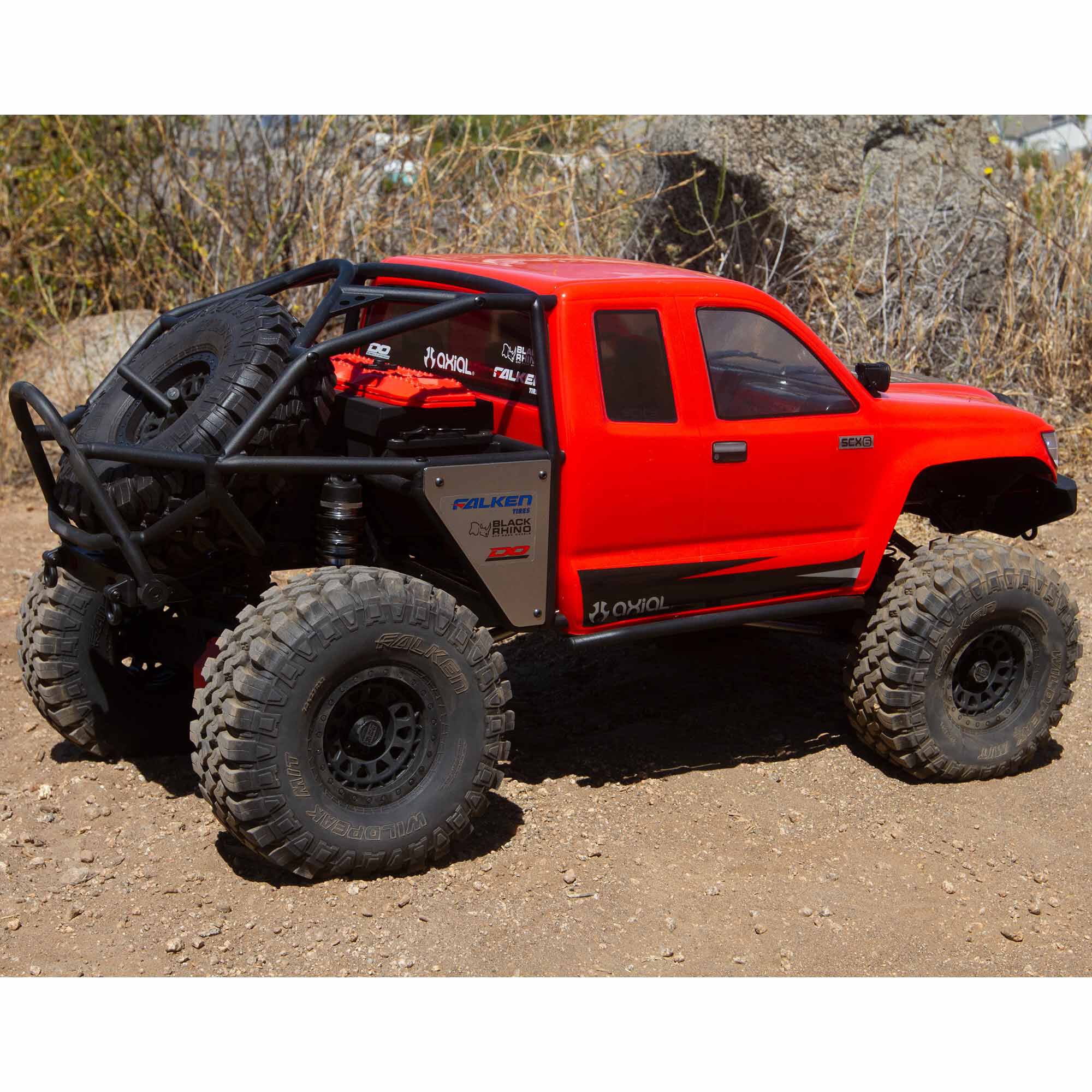 Axial 1/6 SCX6 Trail Honcho 4X4 RTR Brushed Rock Crawler, Red