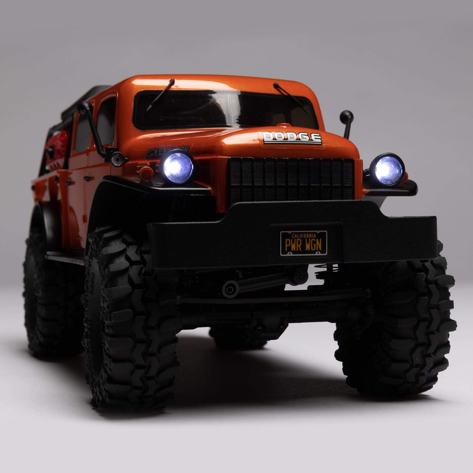 Axial 1/24 SCX24 Dodge Power Wagon 4X4 RTR Brushed Rock Crawler (Battery & Charger Included), Orange