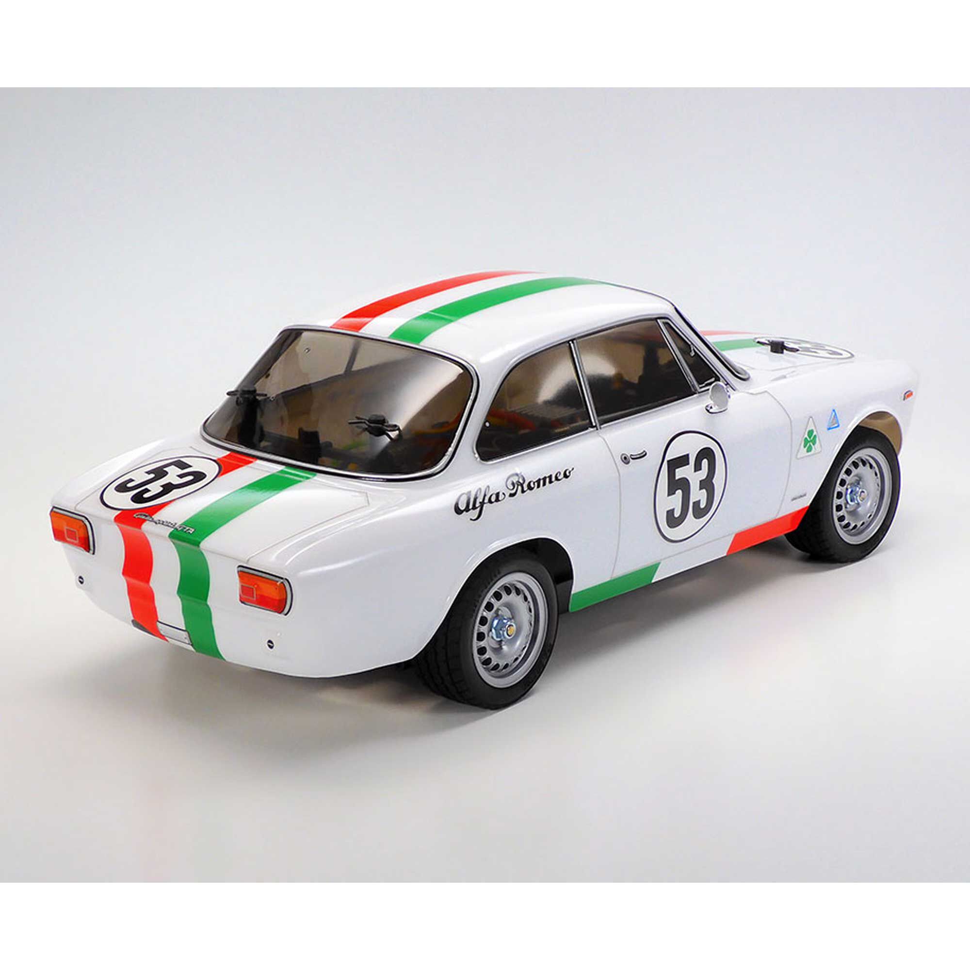 Tamiya 1/10 R/C Alfa Romeo Giulia Sprint GTA Club Racer (White Painted Body) (MB-01)