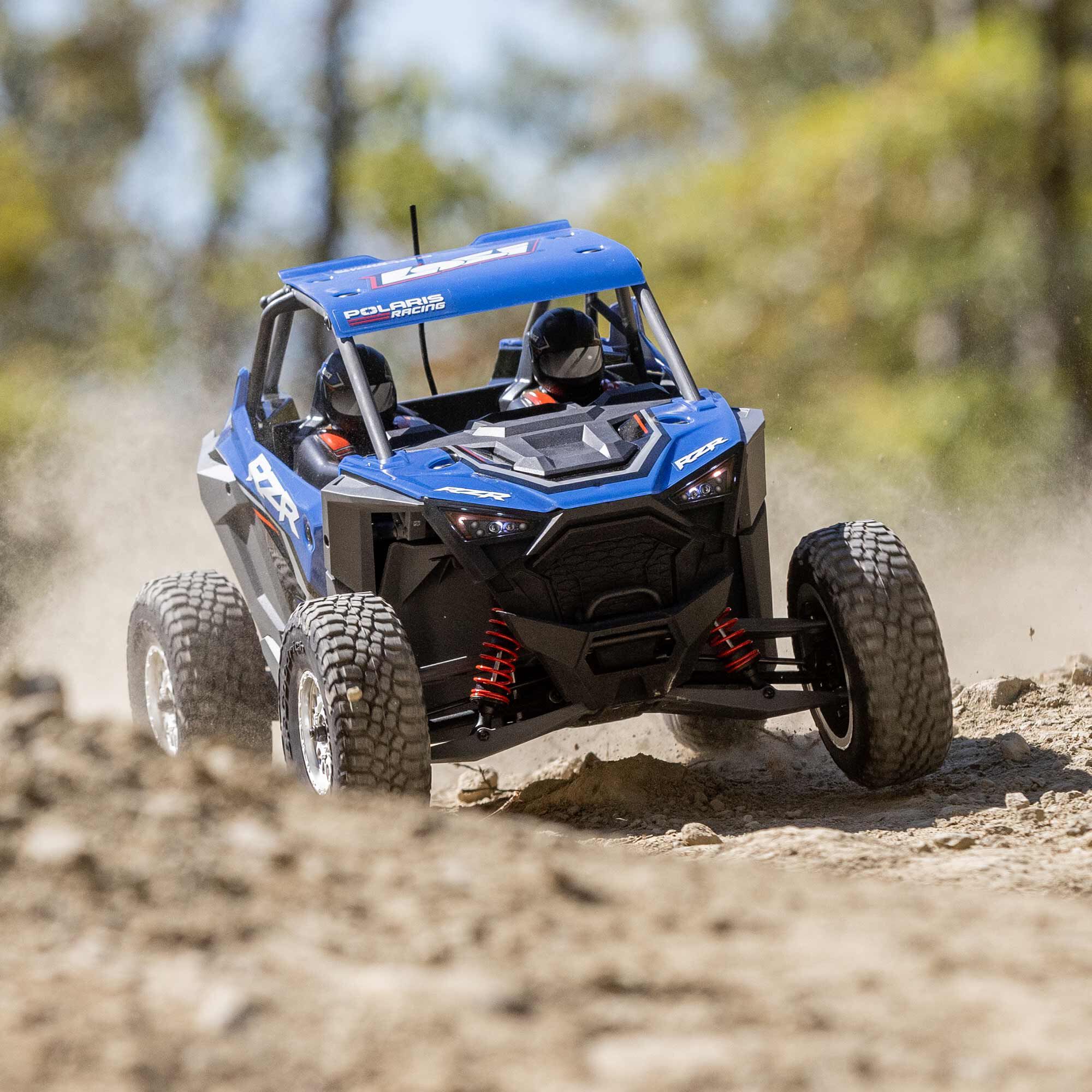 Losi 1/10 RZR Rey Polaris 3S 4X4 RTR Brushless Side by Side, Blue