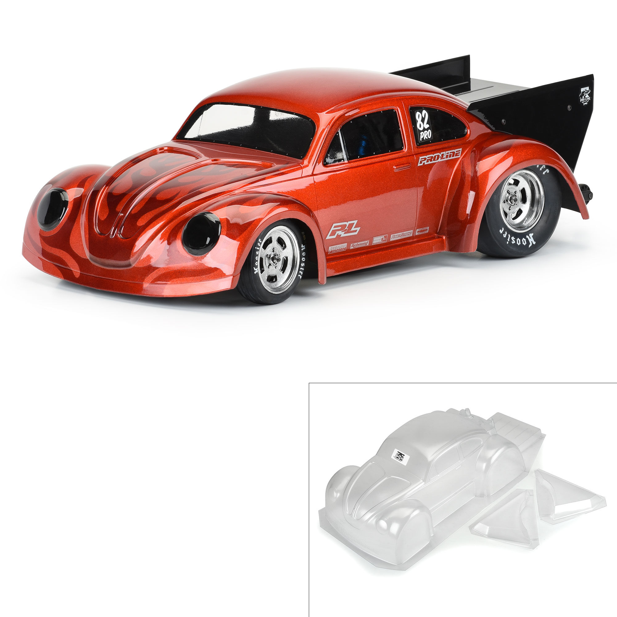 Pro-Line Racing 1/10 Volkswagen Drag Bug Clear Body: Drag Car