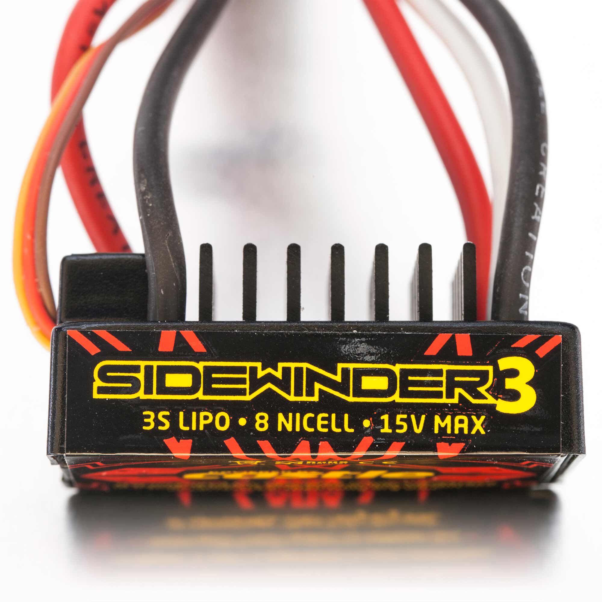 Castle Creations 1/10 SV3 Sidewinder Waterproof ESC / 1406-4600Kv Brushless Motor Combo: 4mm Bullet