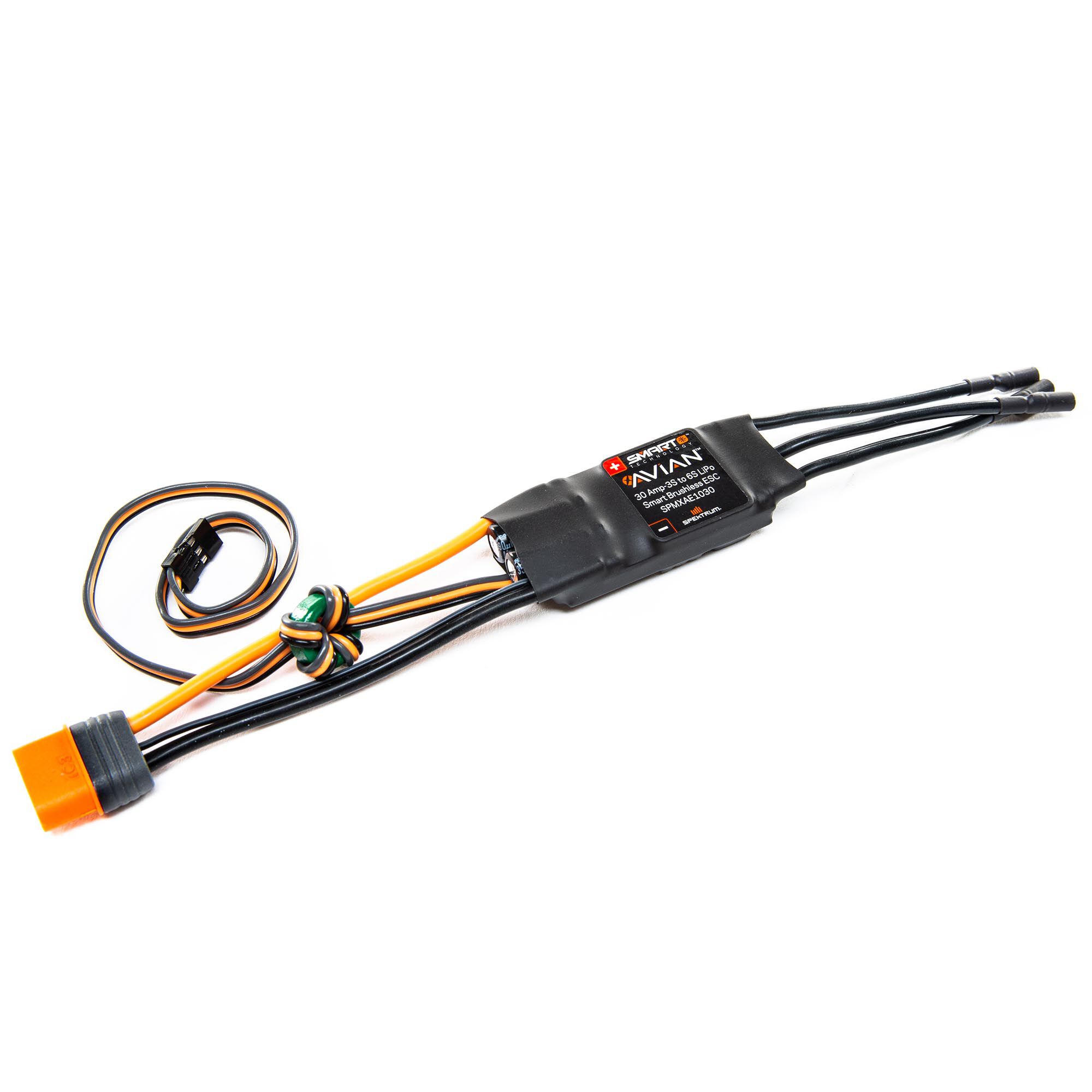 Spektrum Accessories Avian 30-Amp Brushless Smart ESC, 3S-6S