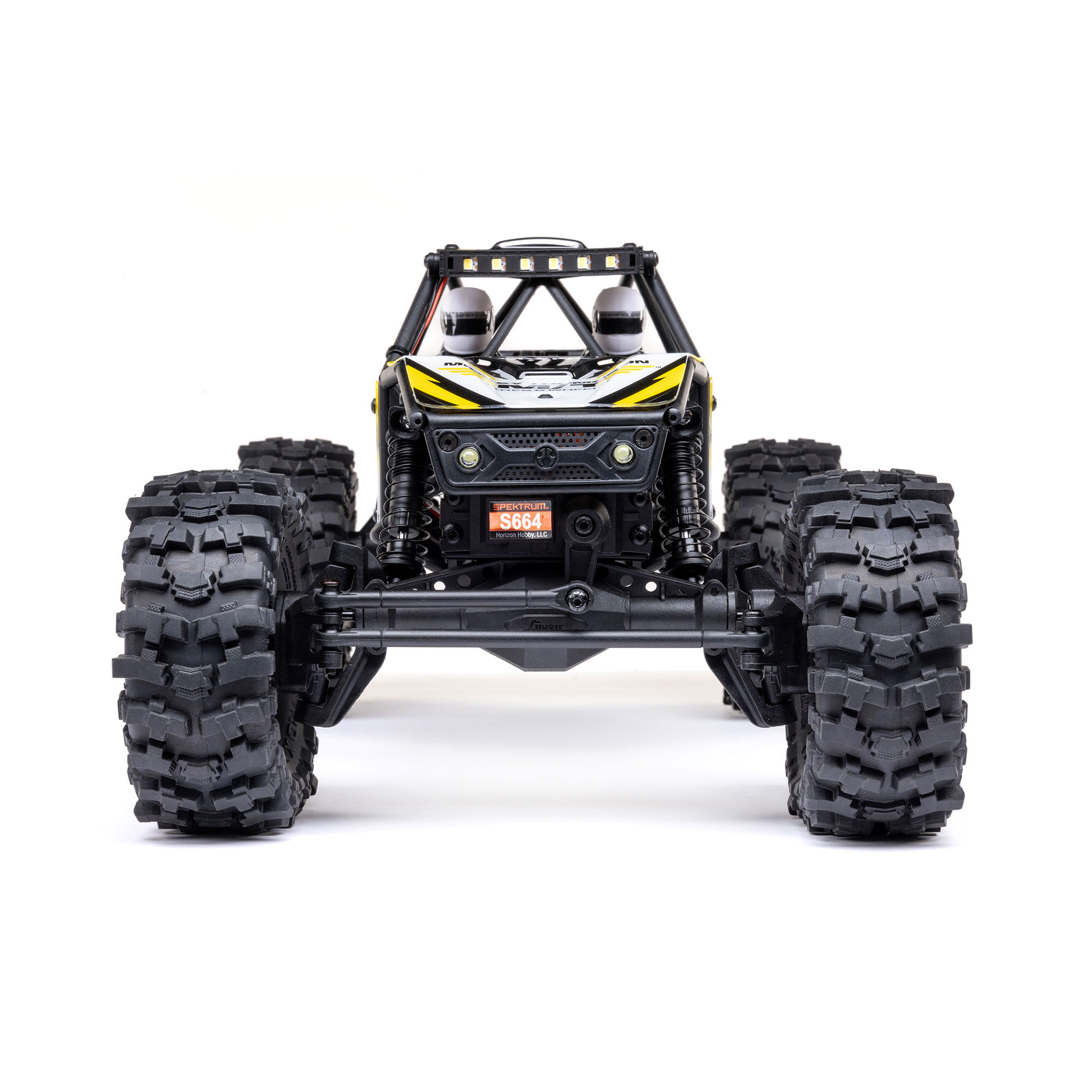 Axial 1/18 UTB18 Capra 4WS 4X4 RTR Brushed Rock Crawler (Battery & Charger Included), Yellow