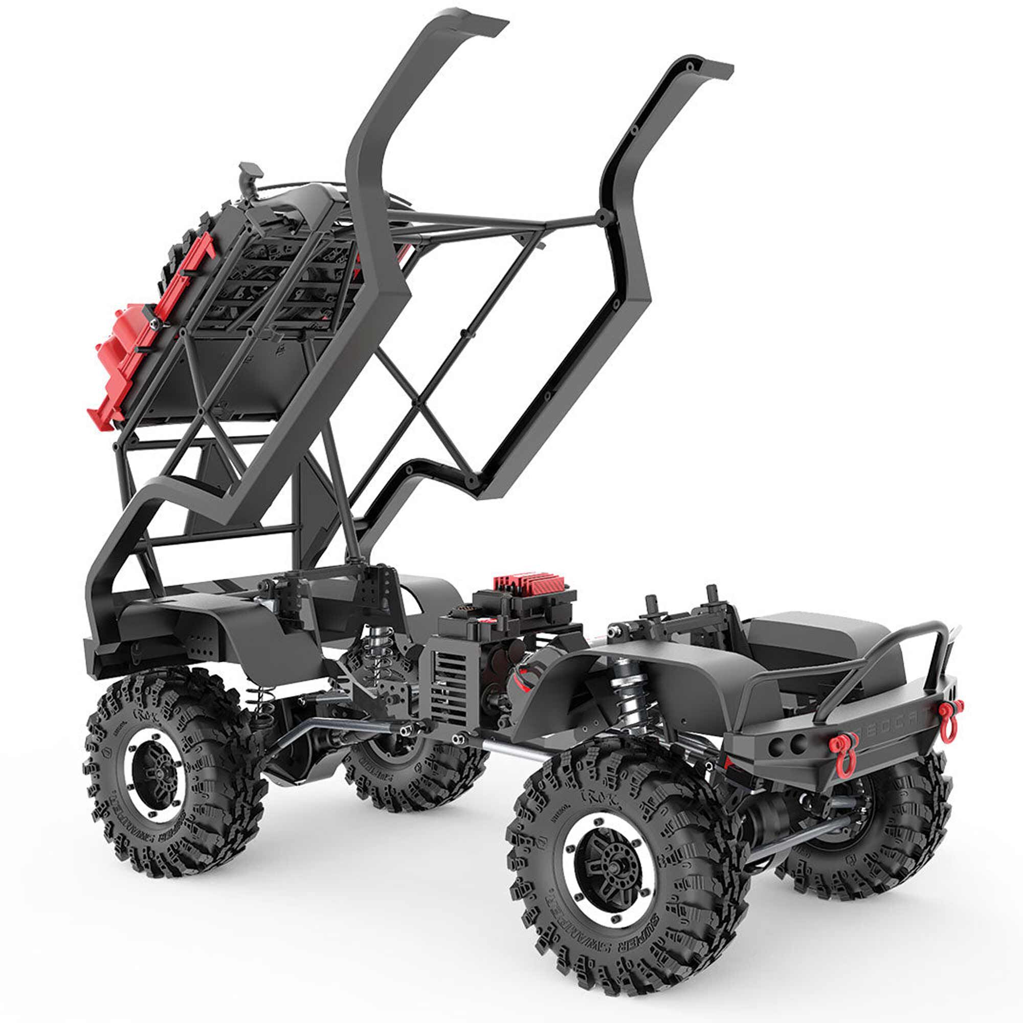 Redcat Racing 1/10 Everest Gen7 Pro 4WD Crawler Brushed RTR, Black