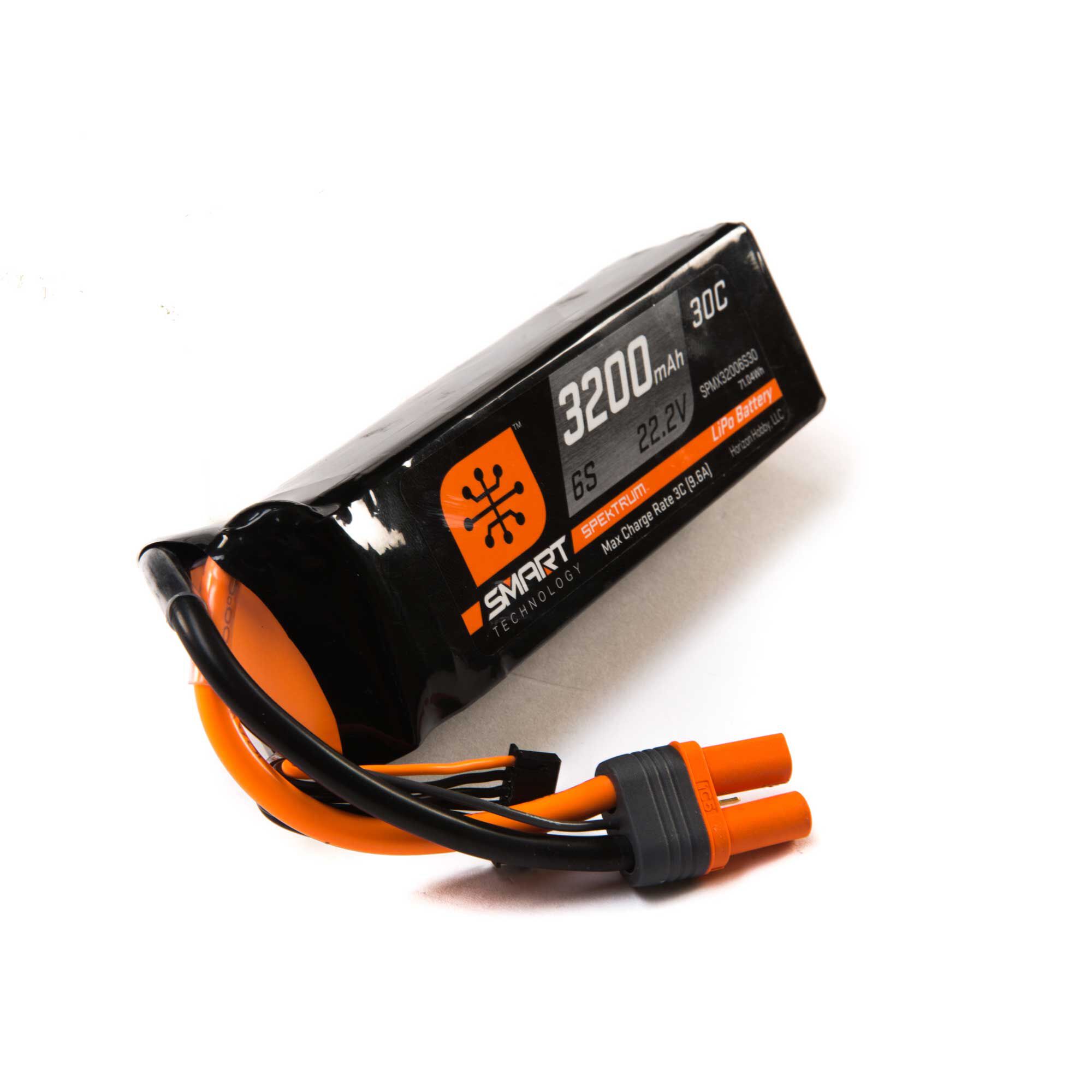 Spektrum Accessories 22.2V 3200mAh 6S 30C Smart LiPo Battery: IC5