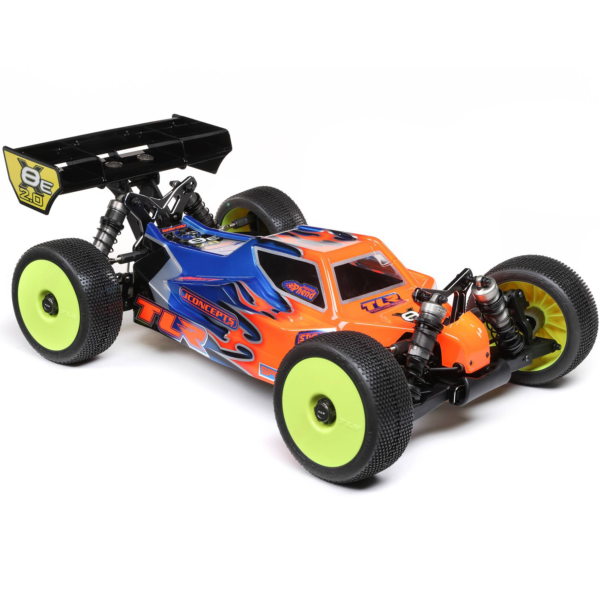 Team Losi Racing 1/8 8IGHT-X/E 2.0 Combo 4X4 Nitro/Electric Race Buggy Kit