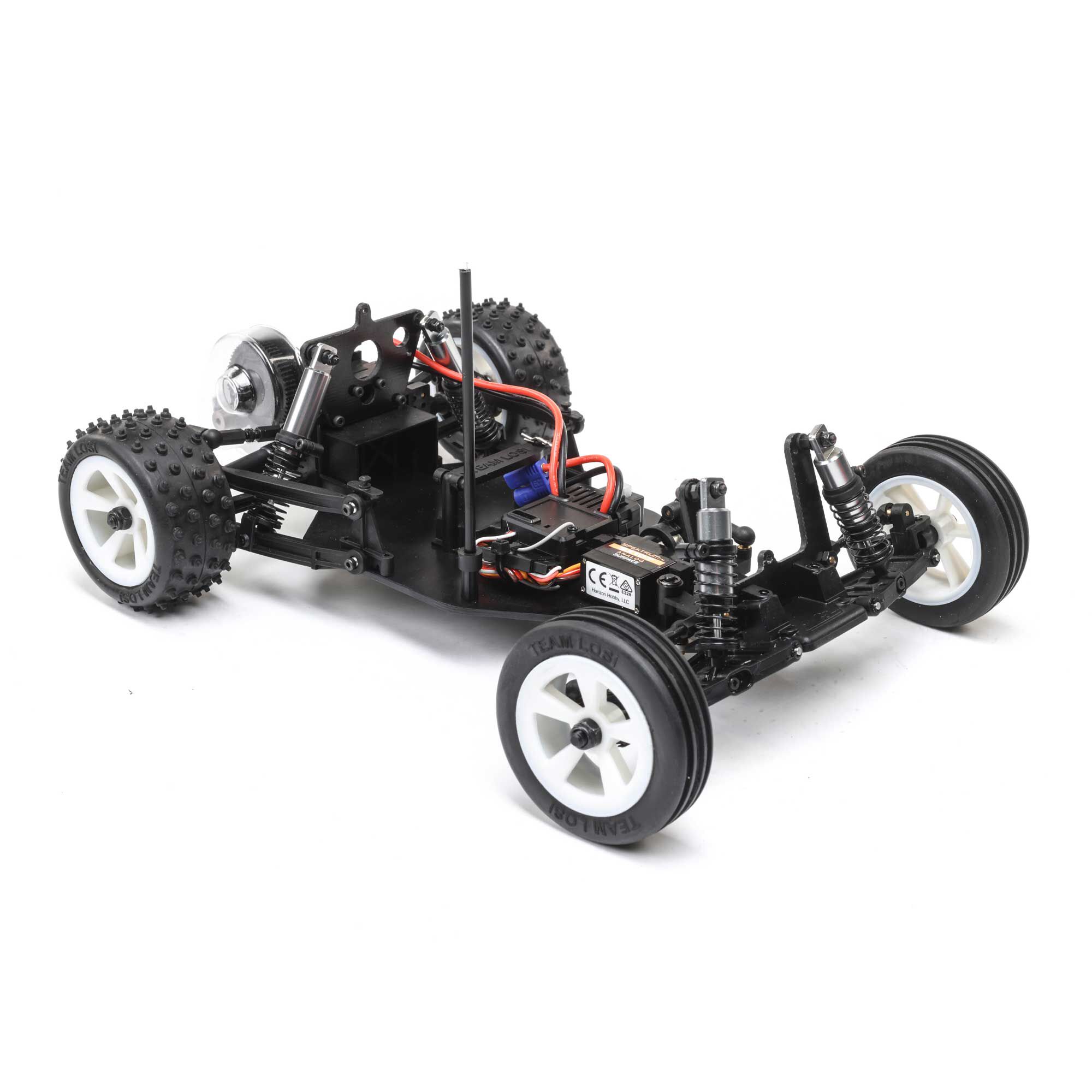 Losi 1/16 Mini JRX2 2S 2WD RTR Brushed Buggy (Battery & Charger Included), Black