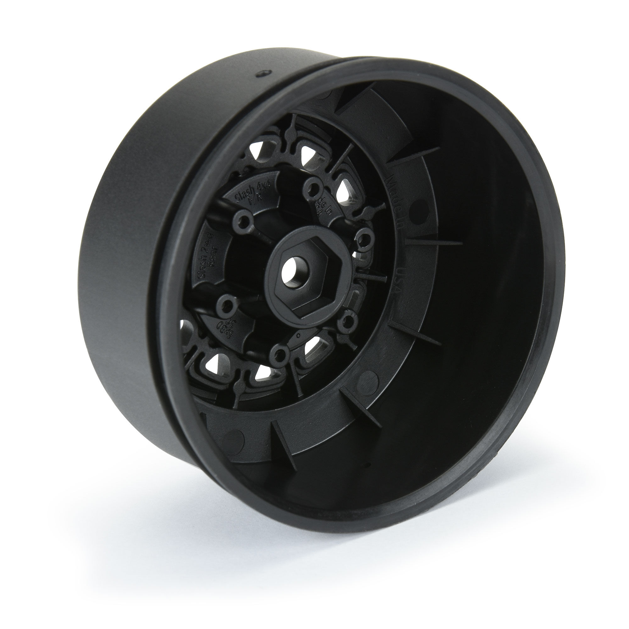 Pro-Line Racing 1/10 Raid Front/Rear 2.2"/3.0" 12mm Short Course Wheels (2) Black