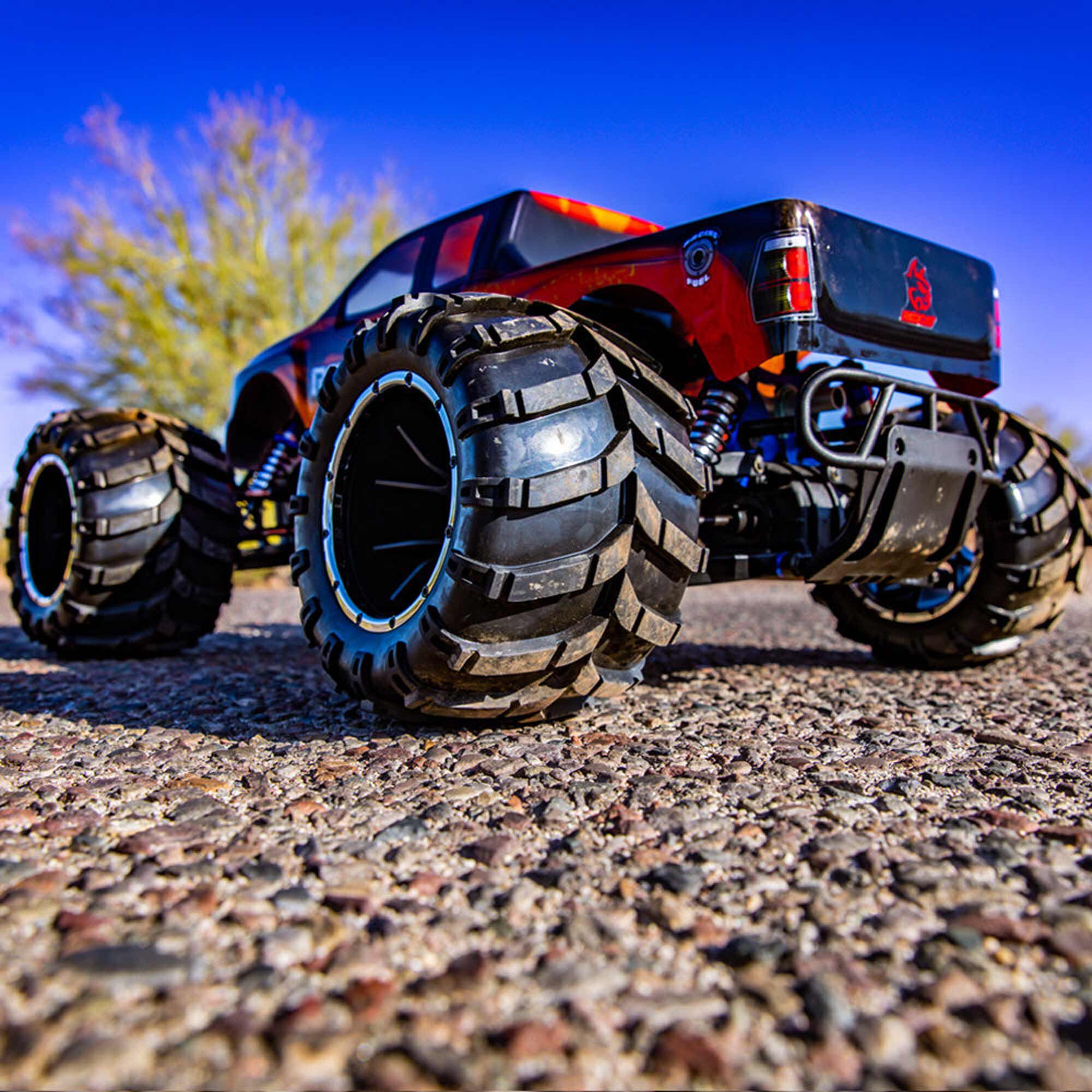 Redcat Racing 1/5 Rampage MT V3 4X4 Gas Monster Truck RTR, Orange Flame