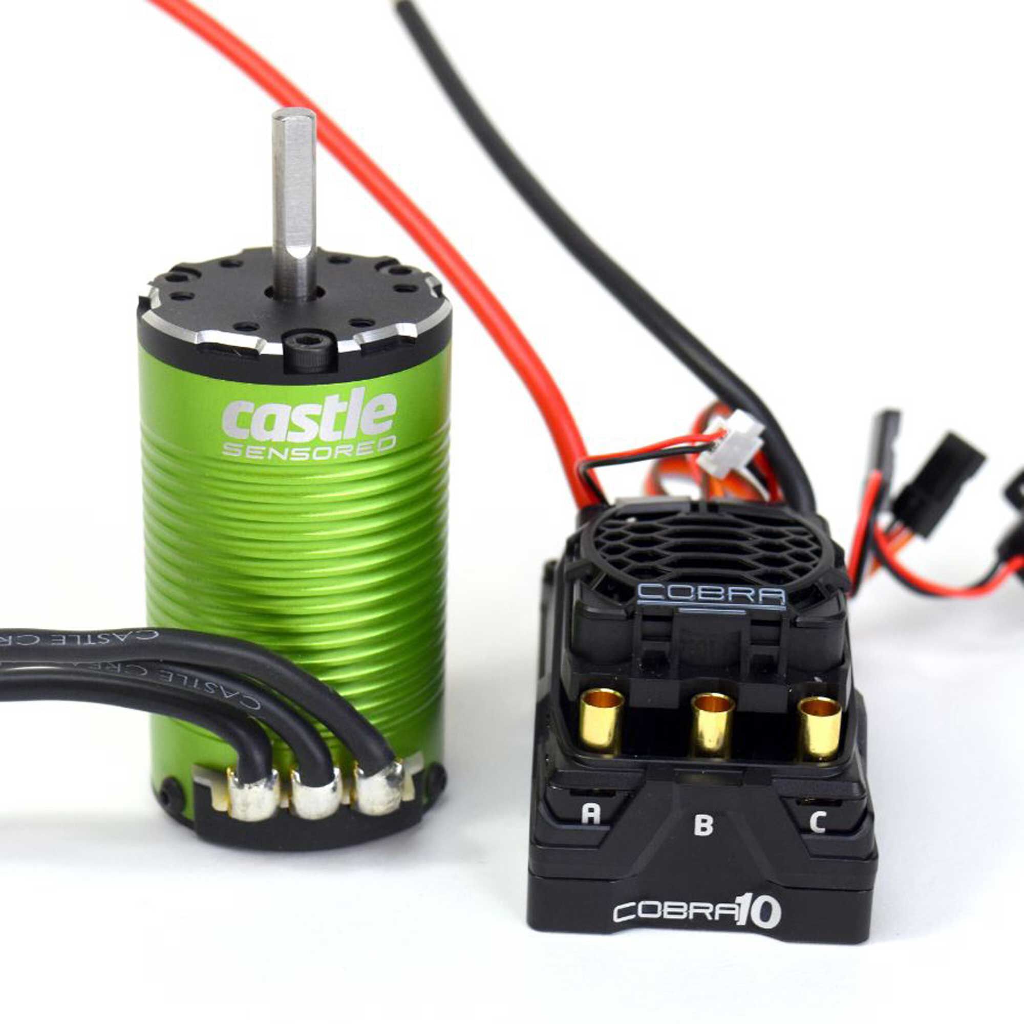 Castle Creations Cobra 10 Electronic Speed Control & 1412-3200KV Sensored Motor Combo