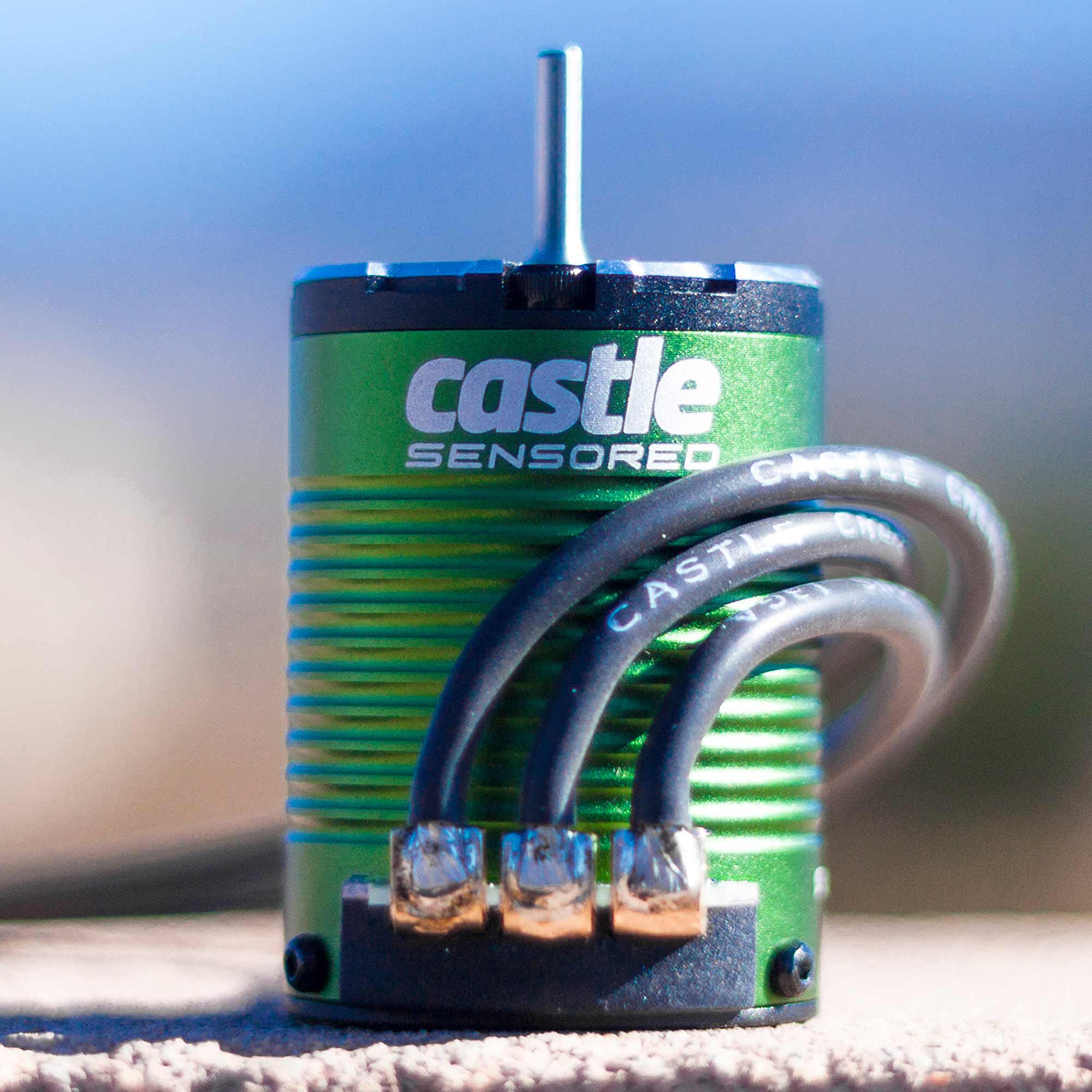 Castle Creations 1/10 SV3 Sidewinder Waterproof ESC / 1406-4600Kv Brushless Motor Combo: 4mm Bullet