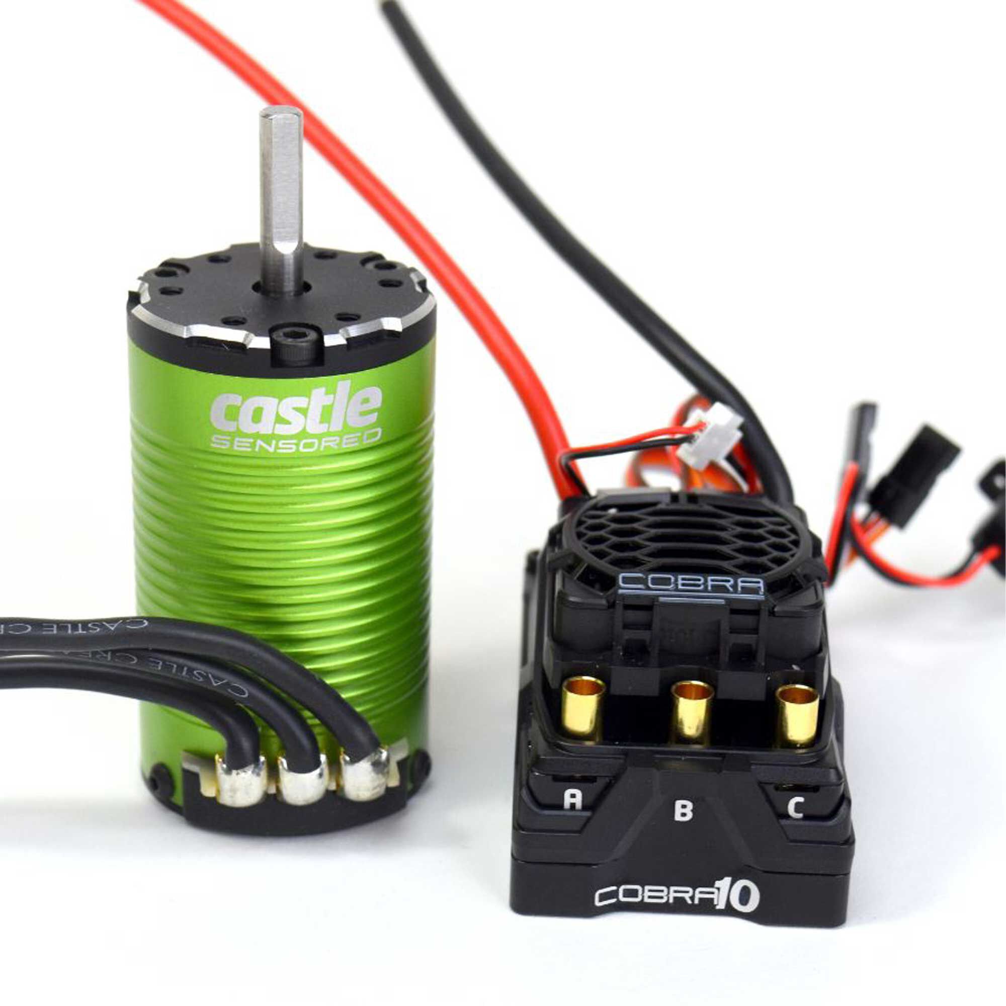 Castle Creations Cobra 10 Electronic Speed Control & 1412-2100KV Sensored Motor Combo
